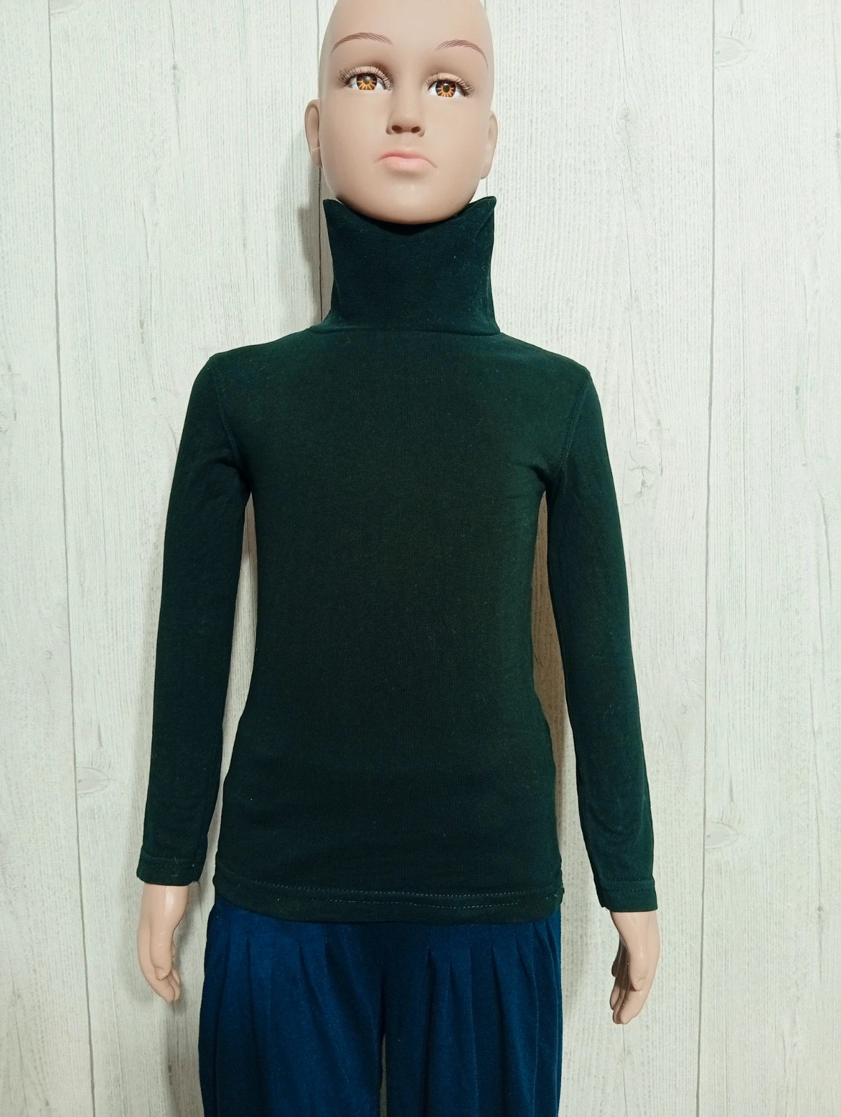 Pull a col roule fille - taille 3ans ( 98/104 cm) - zeeman - couleur noir