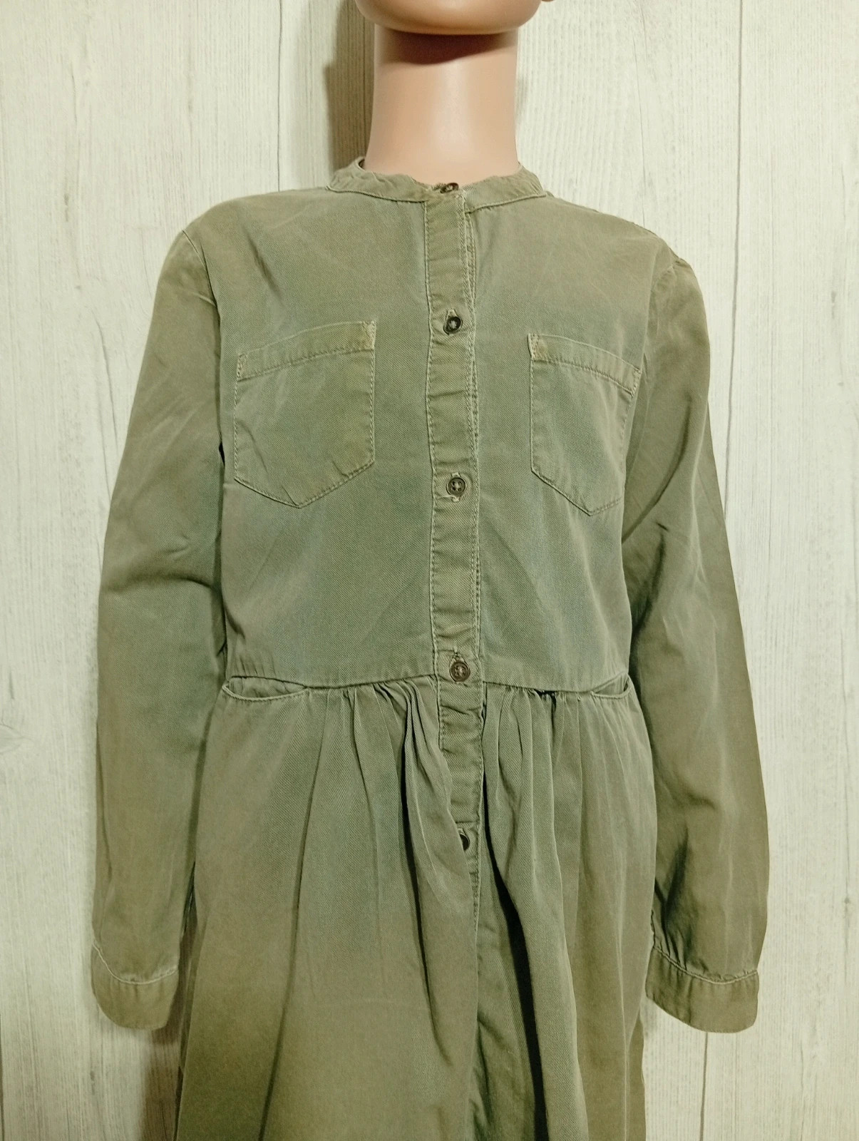 Robe fille - taille 6 ans (116 cm) - tape a l'oeil - couleur kaki – Tape à l'œil – taille 6 ans / 116 cm 2