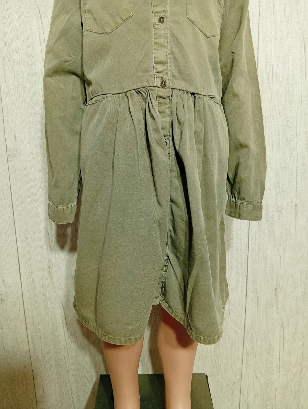 Robe fille - taille 6 ans (116 cm) - tape a l'oeil - couleur kaki – Tape à l'œil – taille 6 ans / 116 cm 3