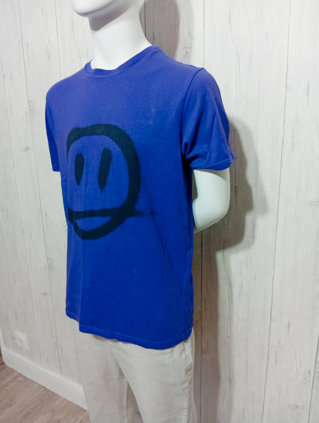 T-shirt manche courte homme - taille S/36 - FSBN - couleur violet et noir – FSBN – taille S 5