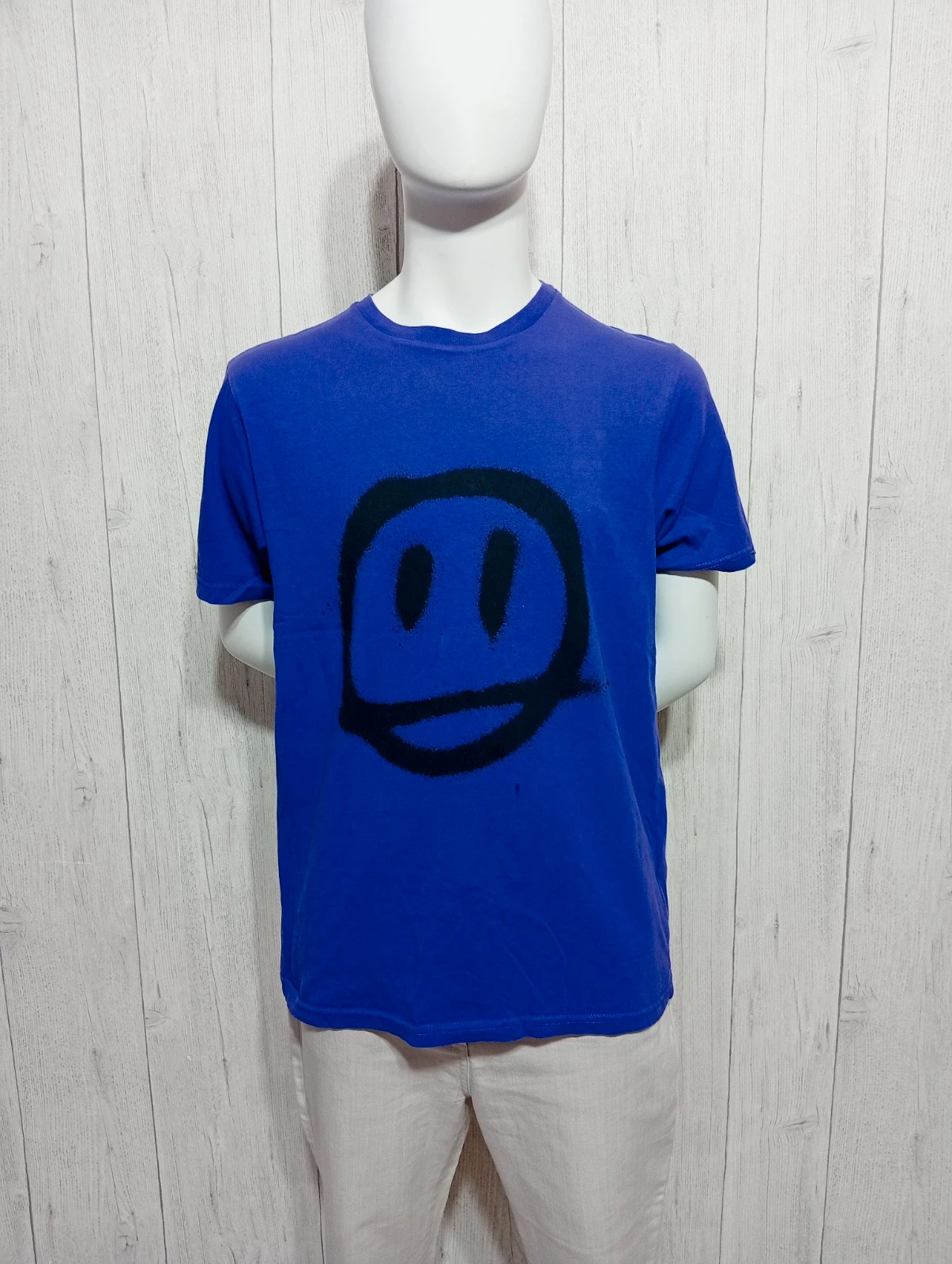 T-shirt manche courte homme - taille S/36 - FSBN - couleur violet et noir
