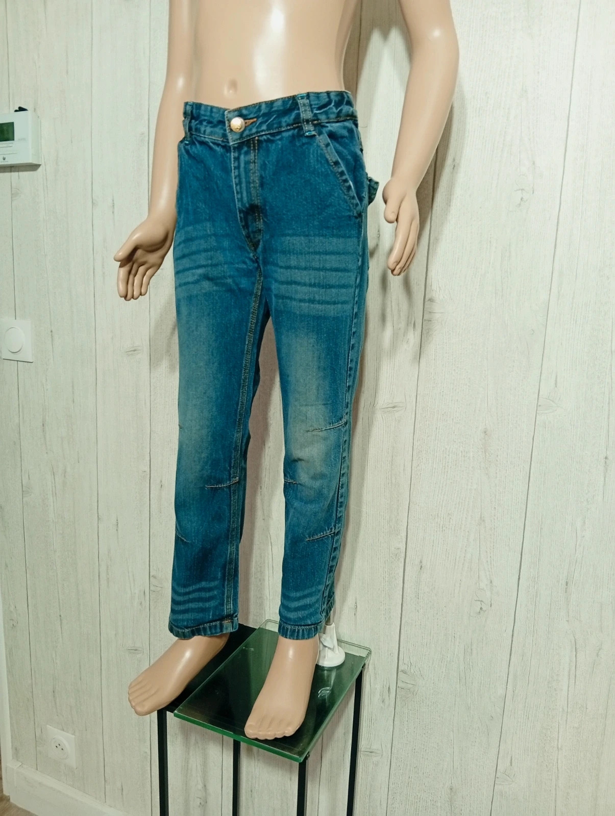 Jeans garcon - taille 10 ans (140 cm) - zeeman - couleur bleu marine – Zeeman – taille 10 ans / 140 cm 5