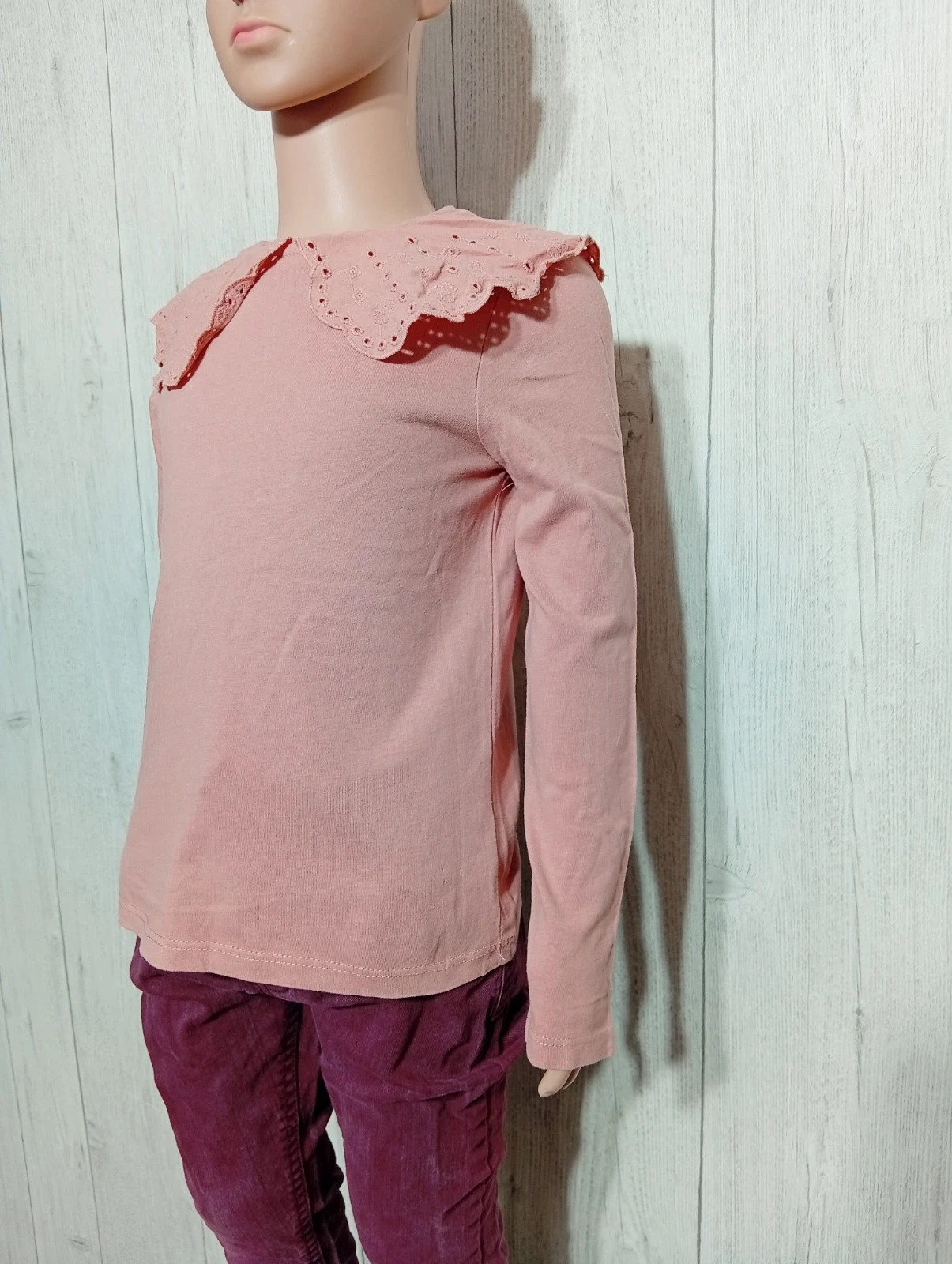 T-shirt manche longue fille - taille 6ans (116 cm) - Kiabi - couleur rose – Kiabi – taille 6 ans / 116 cm 5