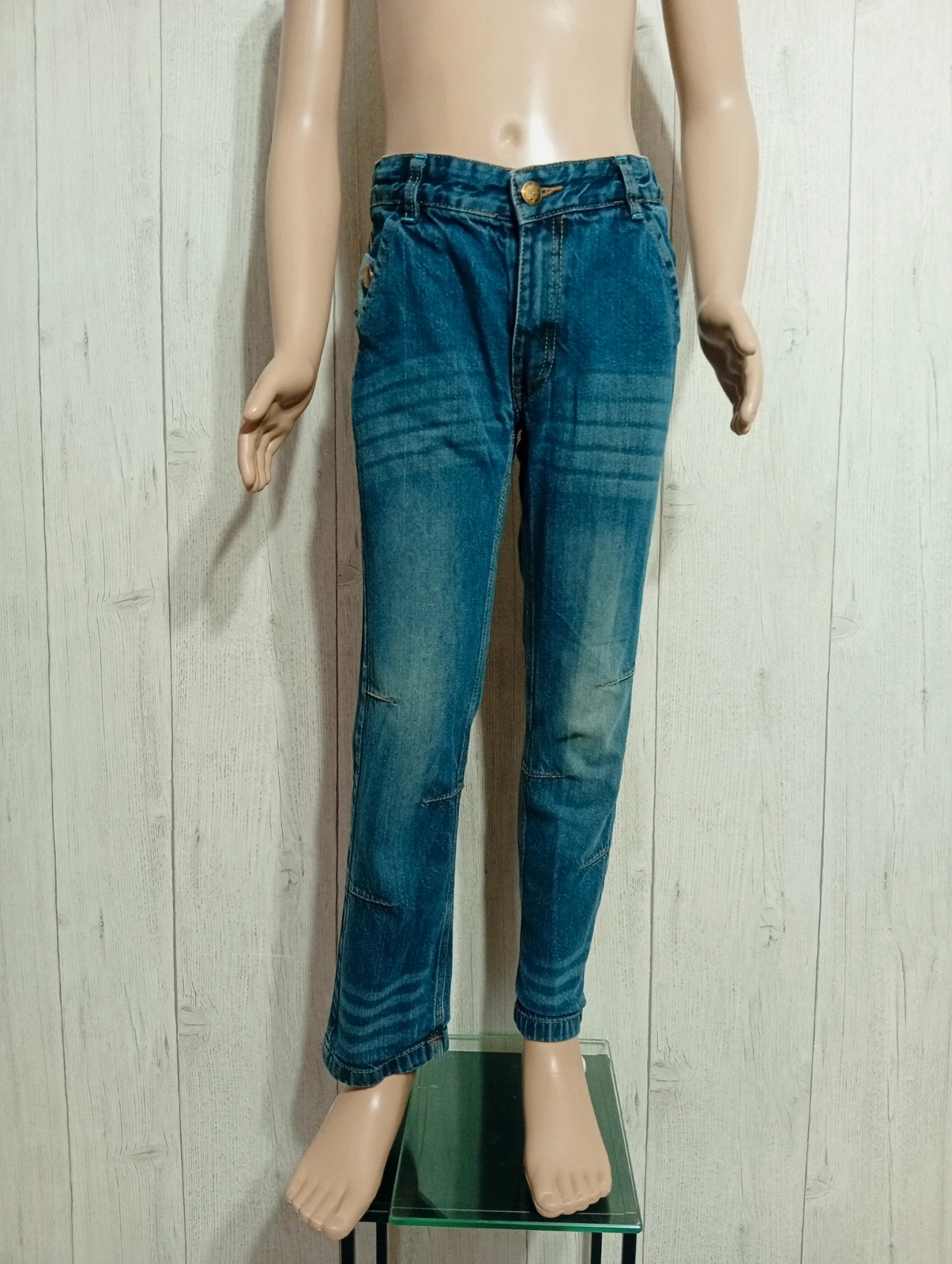Jeans garcon - taille 10 ans (140 cm) - zeeman - couleur bleu marine