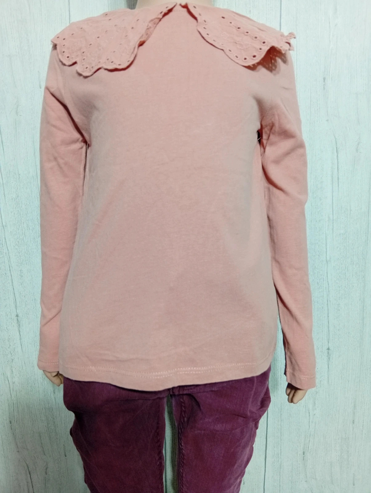 T-shirt manche longue fille - taille 6ans (116 cm) - Kiabi - couleur rose – Kiabi – taille 6 ans / 116 cm 3