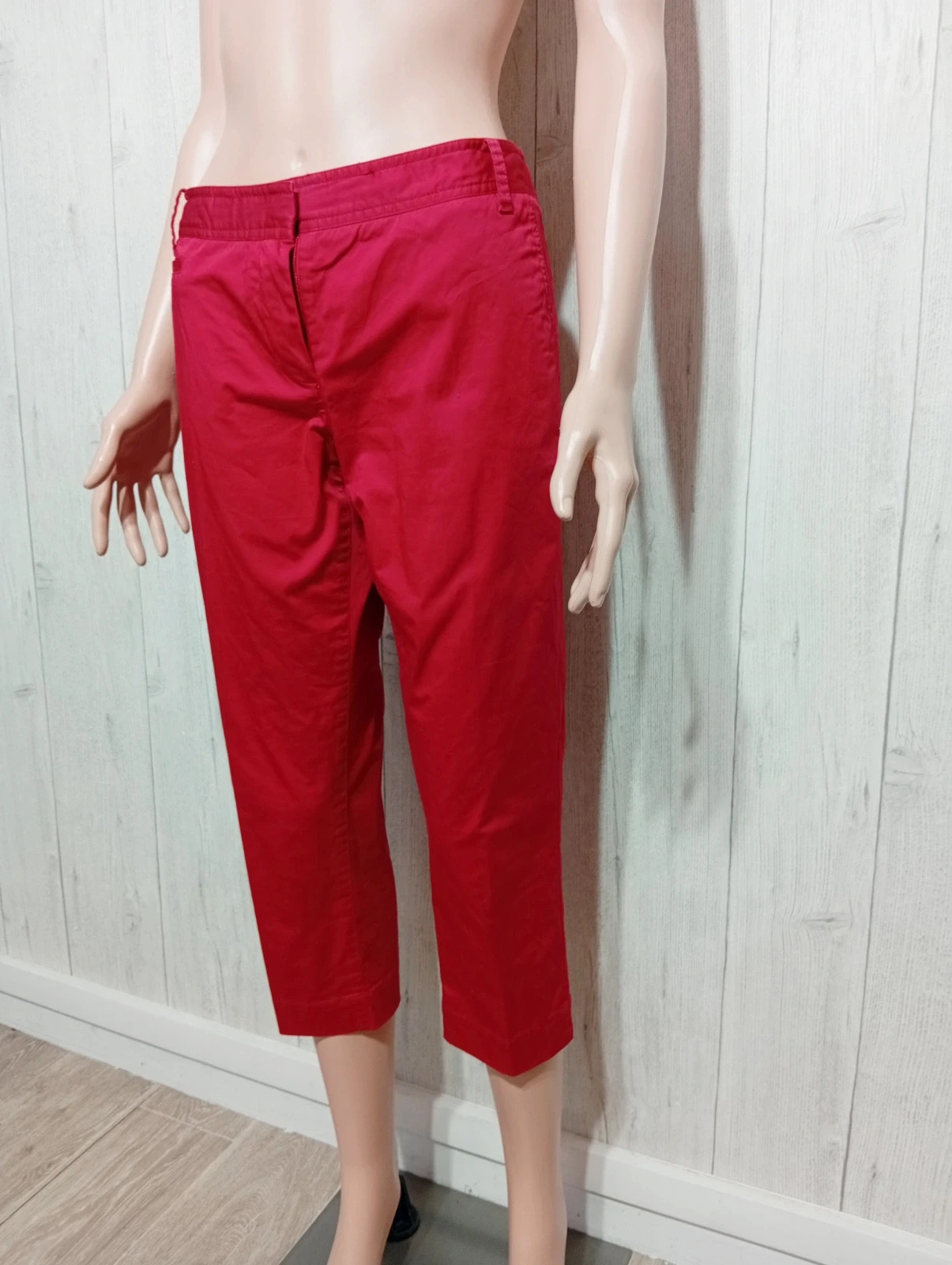 Pantacourt femme - taille XL/42 - Tommy Hilfiger - couleur rouge – Tommy Hilfiger – taille XL / 42 / 14 5