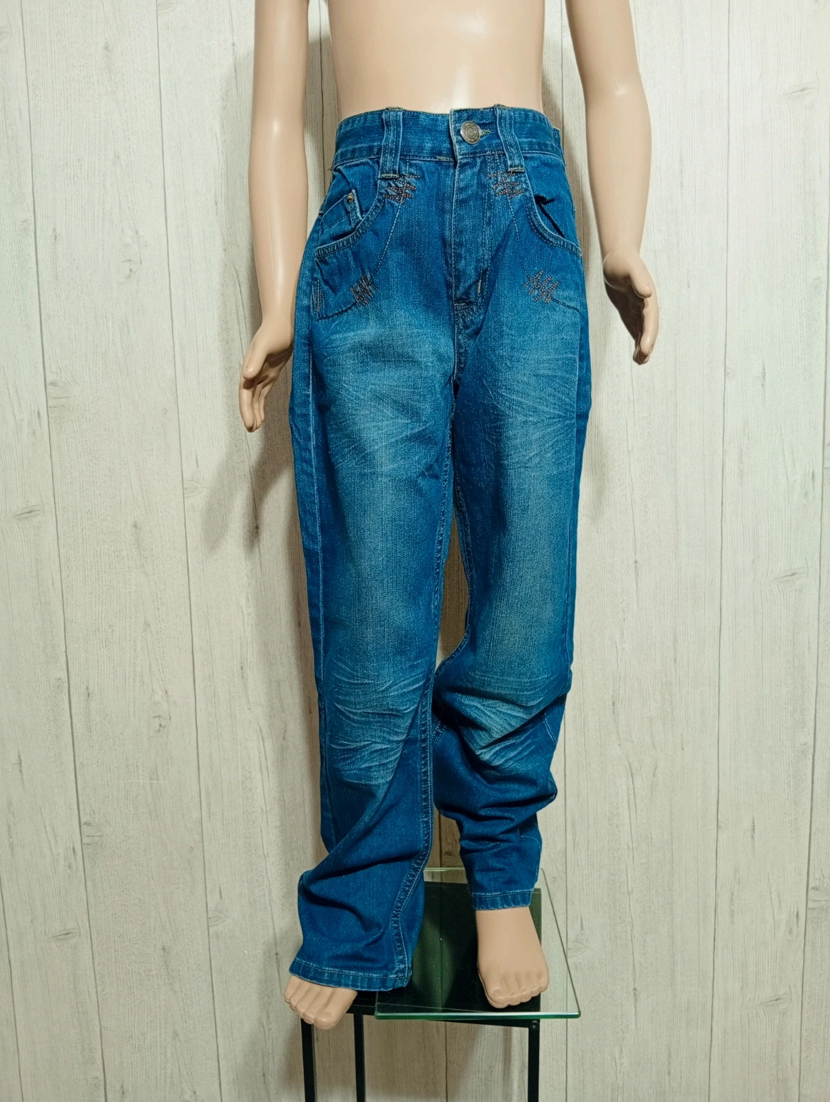 Jeans garcon - taille 12 ans - denim co- couleur marine
