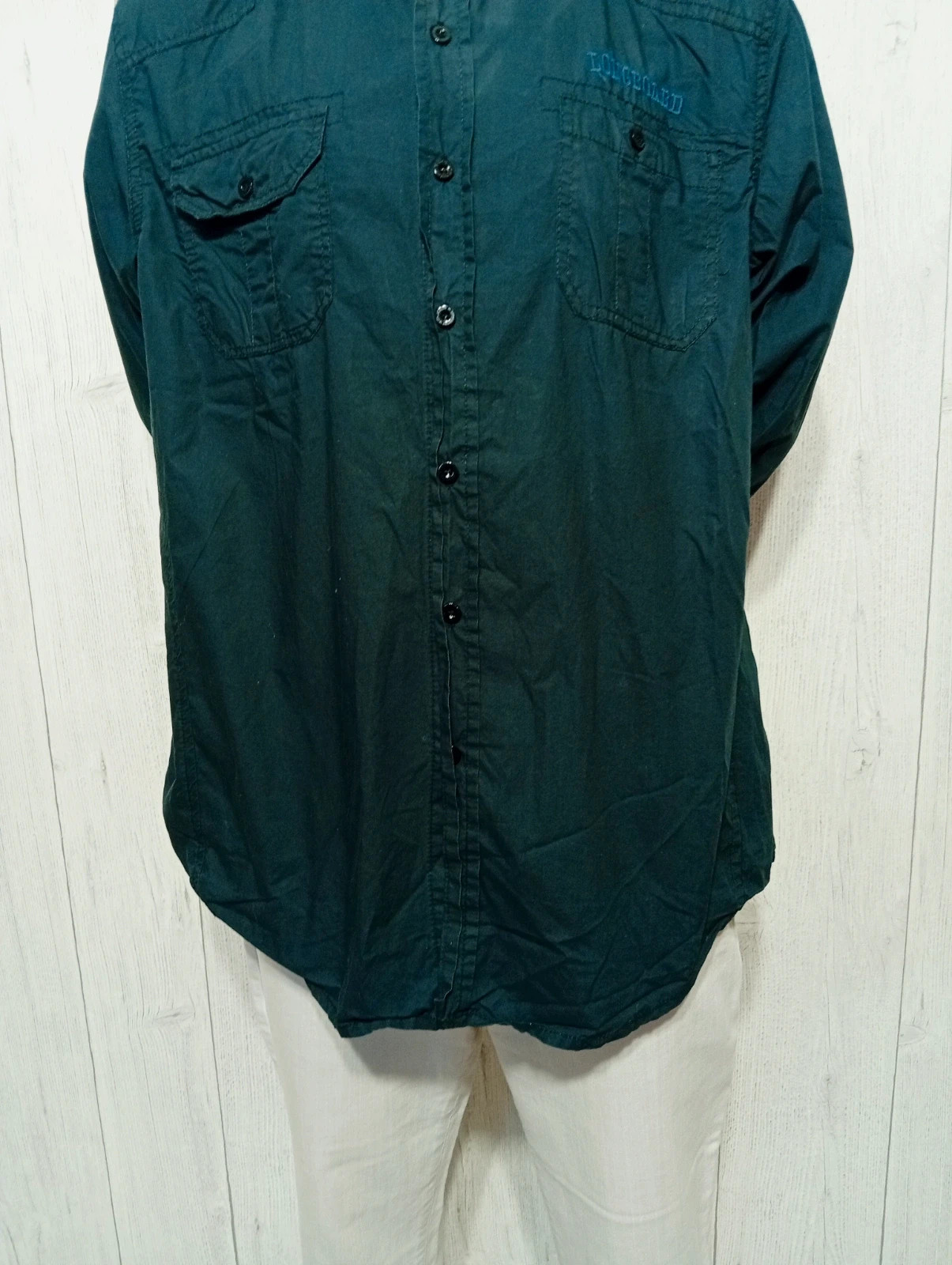 Chemise homme - taille L/40 - longboard - couleur noir – Longboard – taille L 3