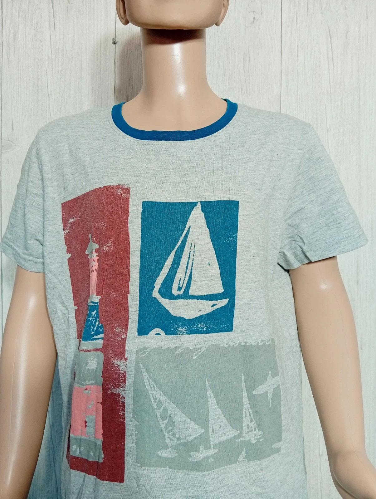 T-shirt manche courte garçon - taille 12 ans (150 cm) - la redoute - couleur gris – La Redoute – taille 12 ans / 152 cm 2