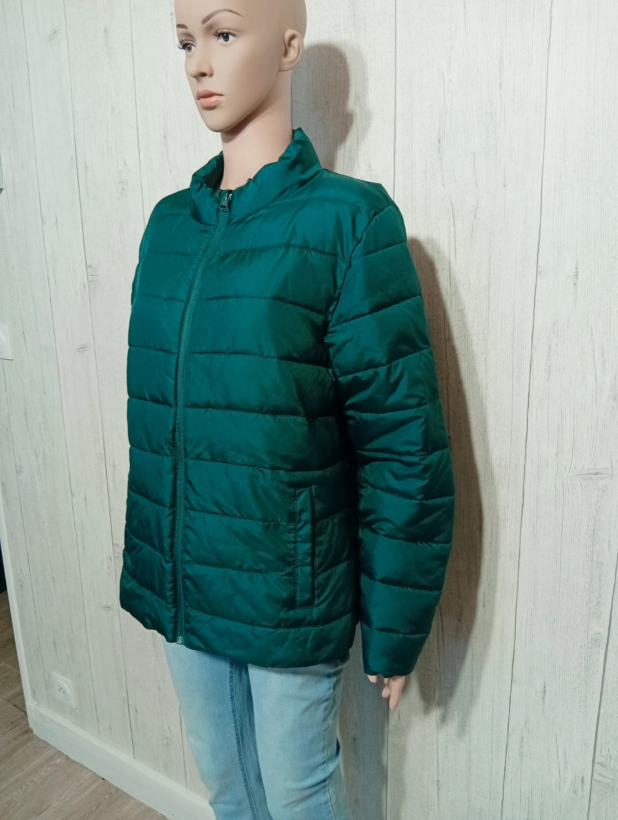 Manteau femme - taille XL/42 - Tex - couleur vert foncé – TEX – taille XL / 42 / 14 5
