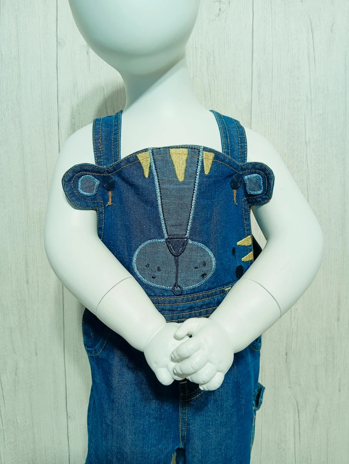 Salopette garcon - taille 18 mois (86 cm)- baby club - couleur marine – Baby Club – taille 18-24 mois / 86 cm 2