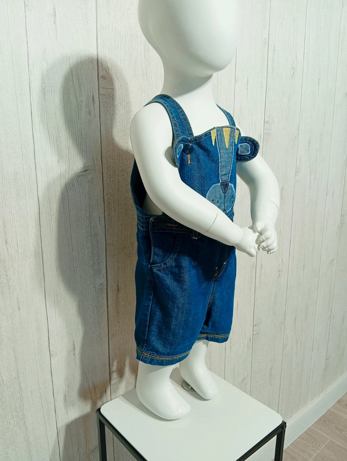 Salopette garcon - taille 18 mois (86 cm)- baby club - couleur marine – Baby Club – taille 18-24 mois / 86 cm 4