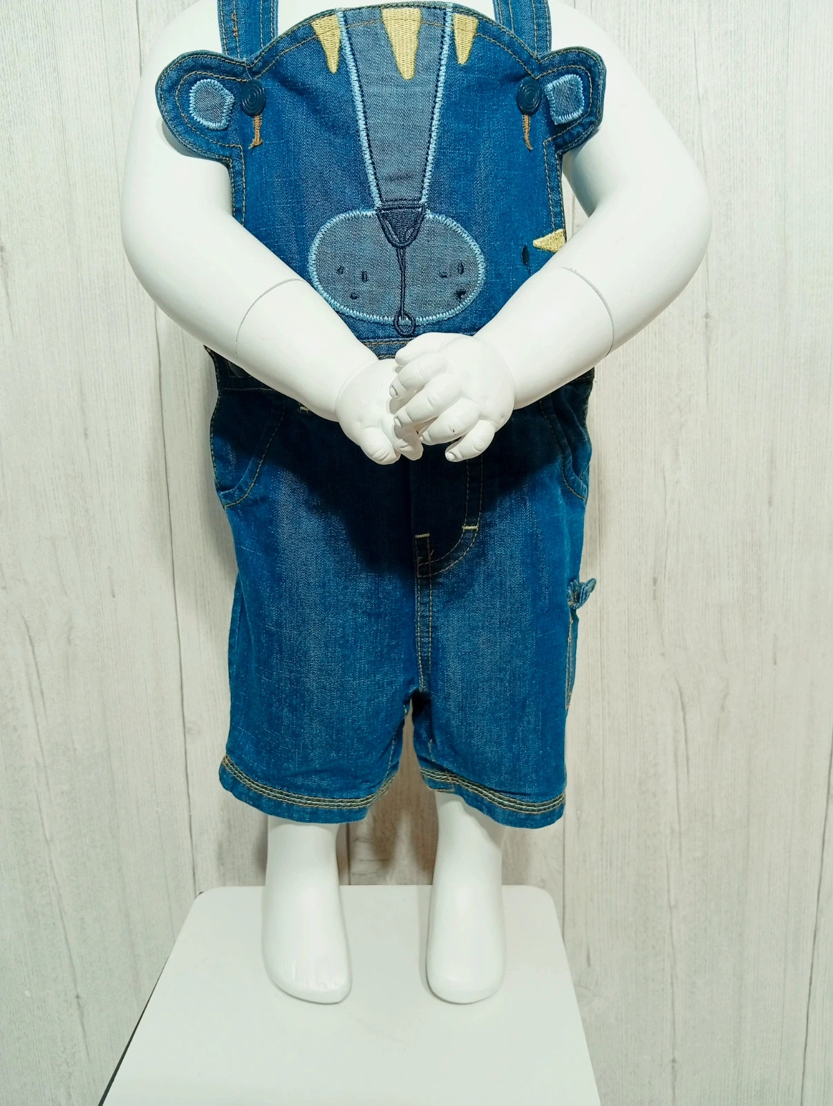 Salopette garcon - taille 18 mois (86 cm)- baby club - couleur marine – Baby Club – taille 18-24 mois / 86 cm 3