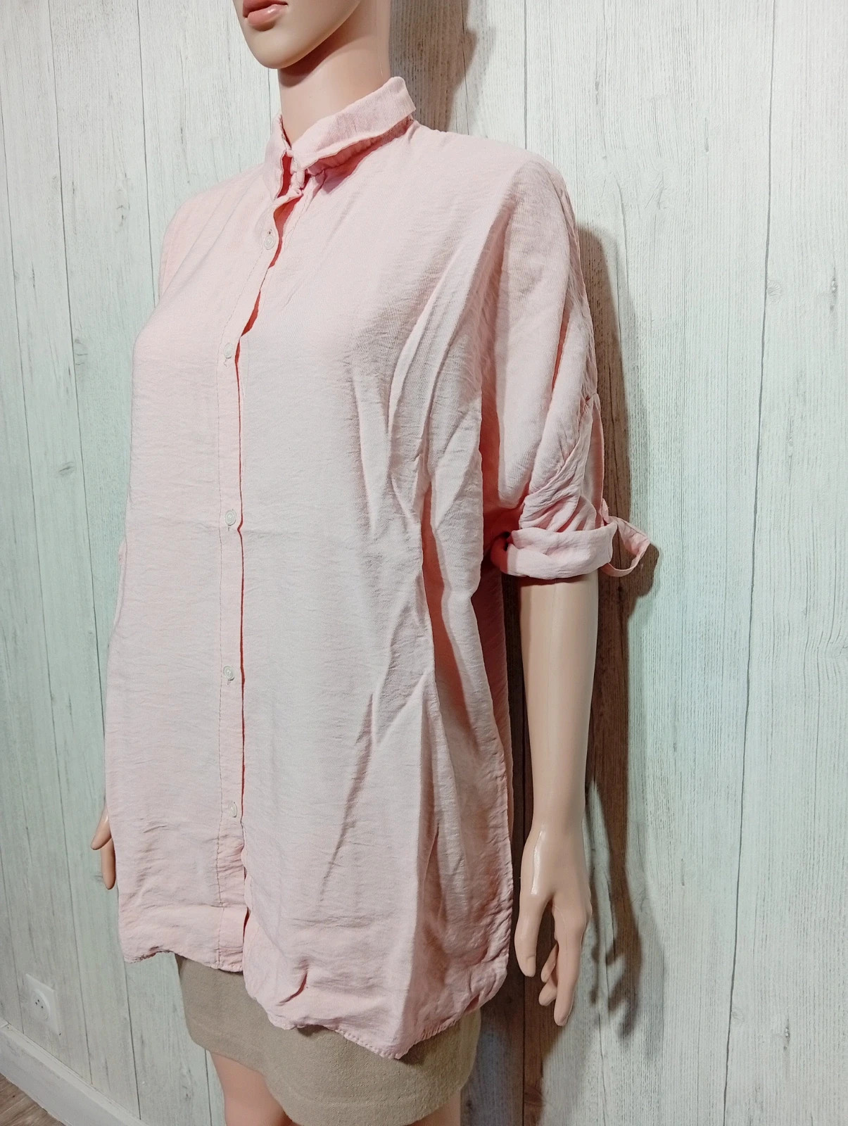 Chemisier femme- taille L/40 - red queen - couleur rose – Red Queen – taille L / 40 / 12 5
