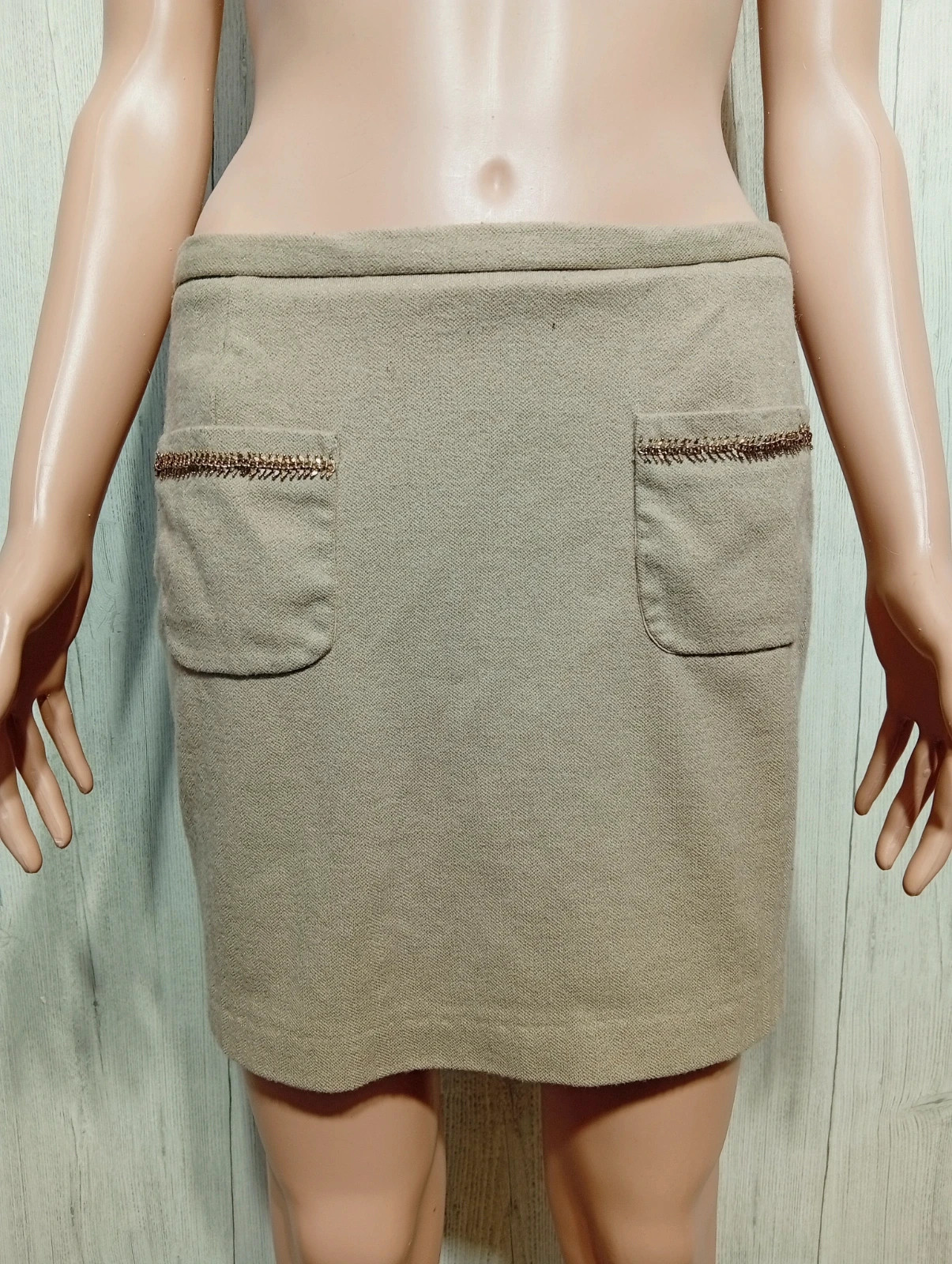 Jupe femme - taille M/38 - See U Soon - couleur beige