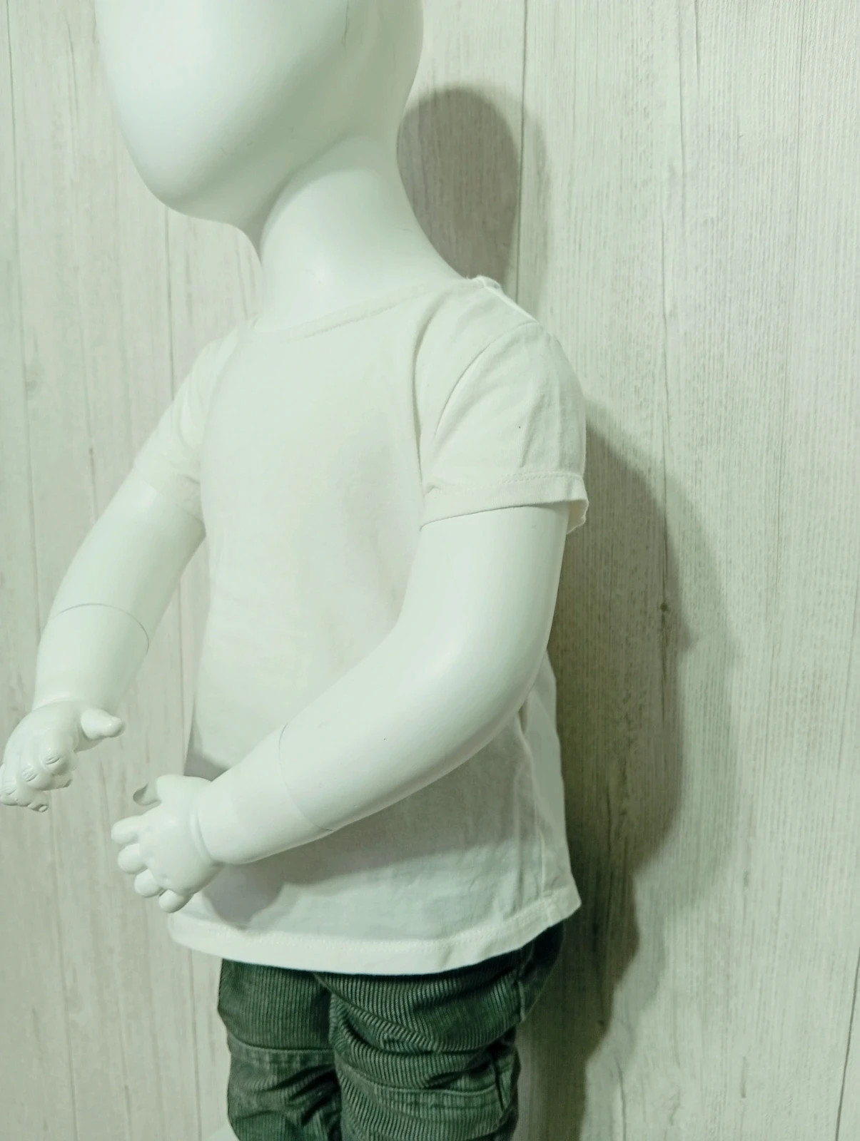 T-shirt manche courte garçon - taille 18 mois (77/82 cm) - Kiabi - couleur blanc – Kiabi – taille 12-18 mois / 80 cm 3