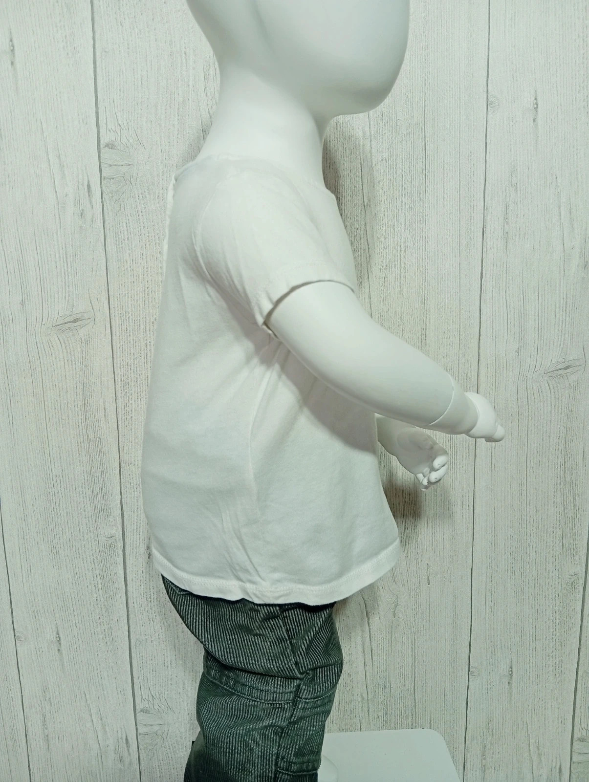 T-shirt manche courte garçon - taille 18 mois (77/82 cm) - Kiabi - couleur blanc – Kiabi – taille 12-18 mois / 80 cm 4
