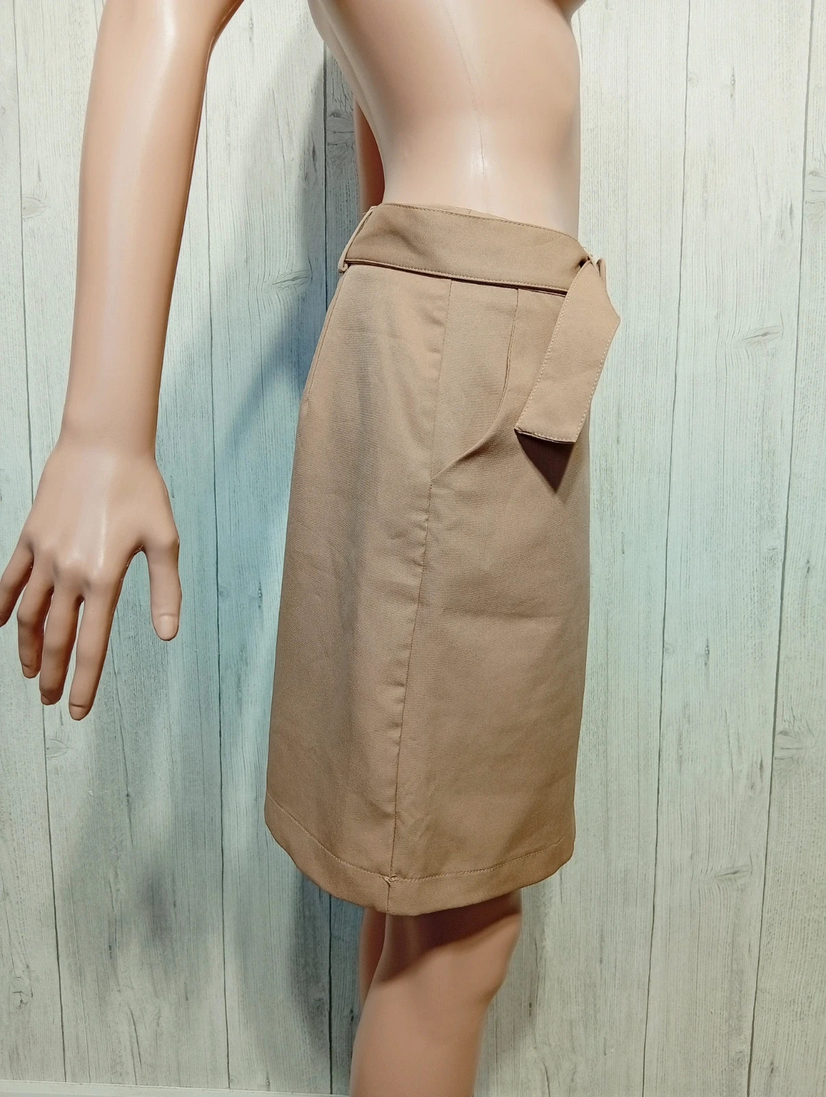 Jupe femme - taille M/38 - In vogue - couleur beige – In Vogue – taille M / 38 / 10 4