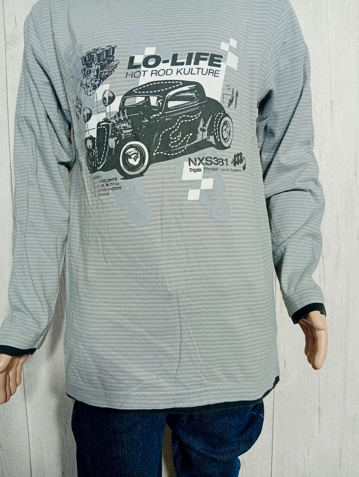 Haut de pyjama - taille 12 ans - inextenso- couleur gris et noir – In Extenso – taille 12 ans / 152 cm 3