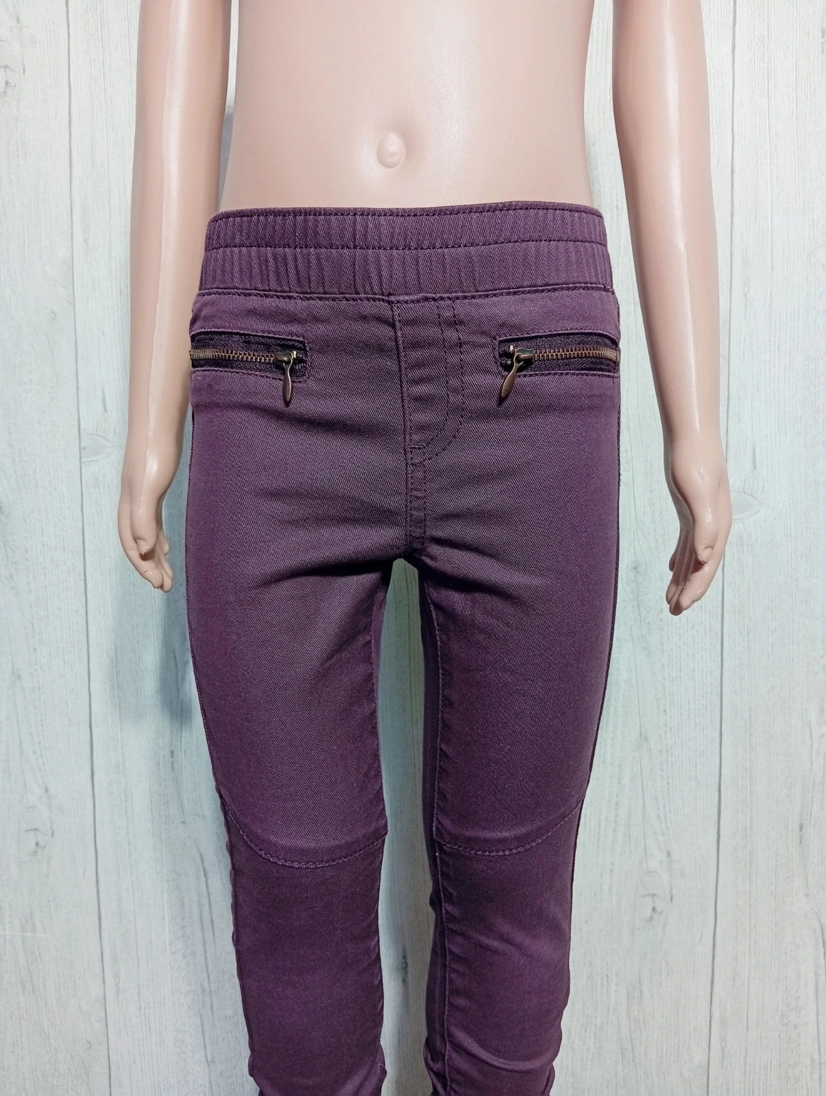 Jeans slim fille - taille 5 ans (110 cm) - zeeman - couleur violet – Zeeman – taille 5 ans / 110 cm 2