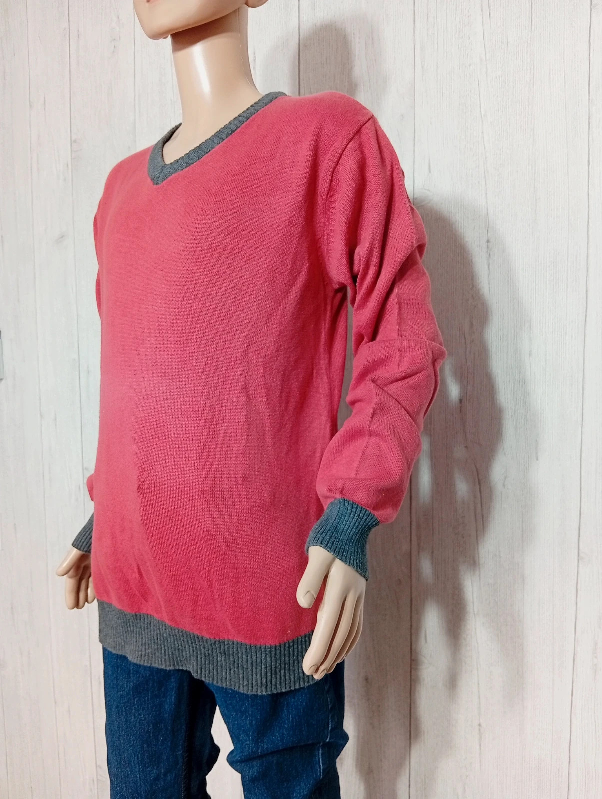 Pull garcon - taille 12 ans (143/155 cm ) - inextenso- couleur corail et gris – In Extenso – taille 12 ans / 152 cm 5