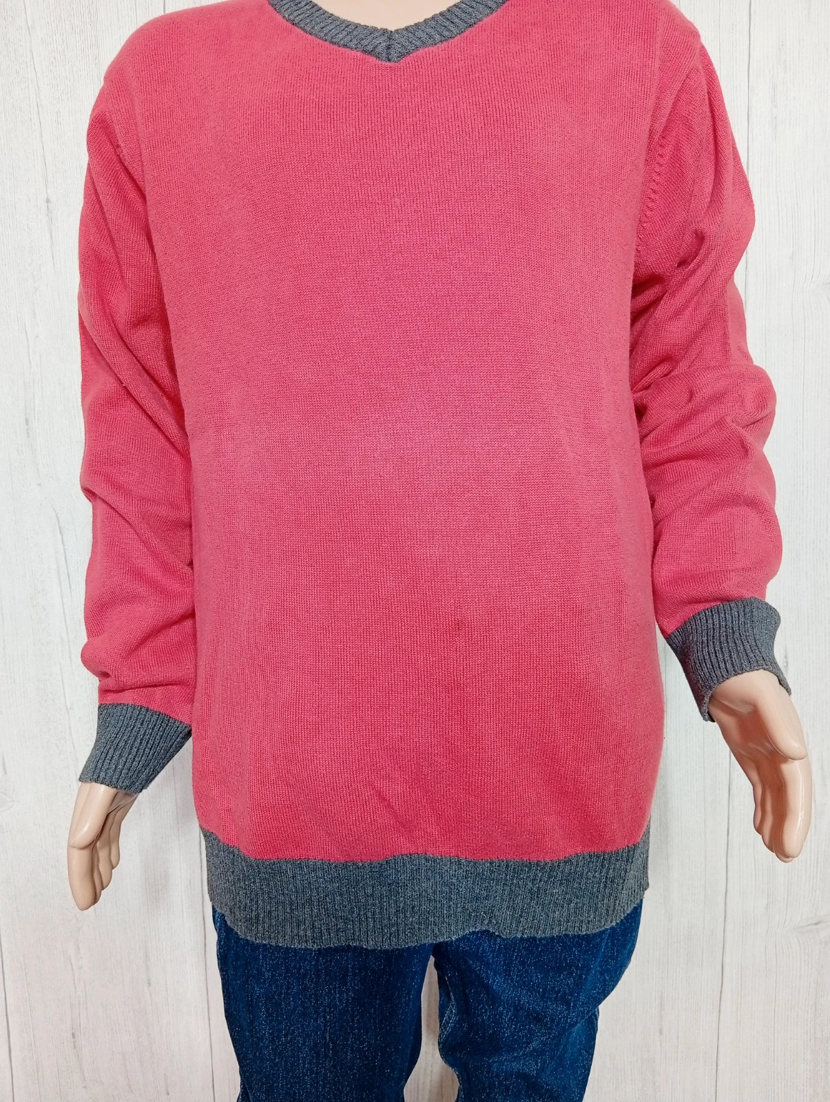 Pull garcon - taille 12 ans (143/155 cm ) - inextenso- couleur corail et gris – In Extenso – taille 12 ans / 152 cm 3