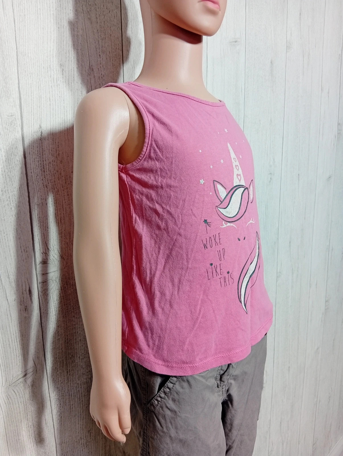 Débardeur fille- taille 5 ans ( 107/113 cm ) - inextenso- - couleur fushia – In Extenso – taille 5 ans / 110 cm 4