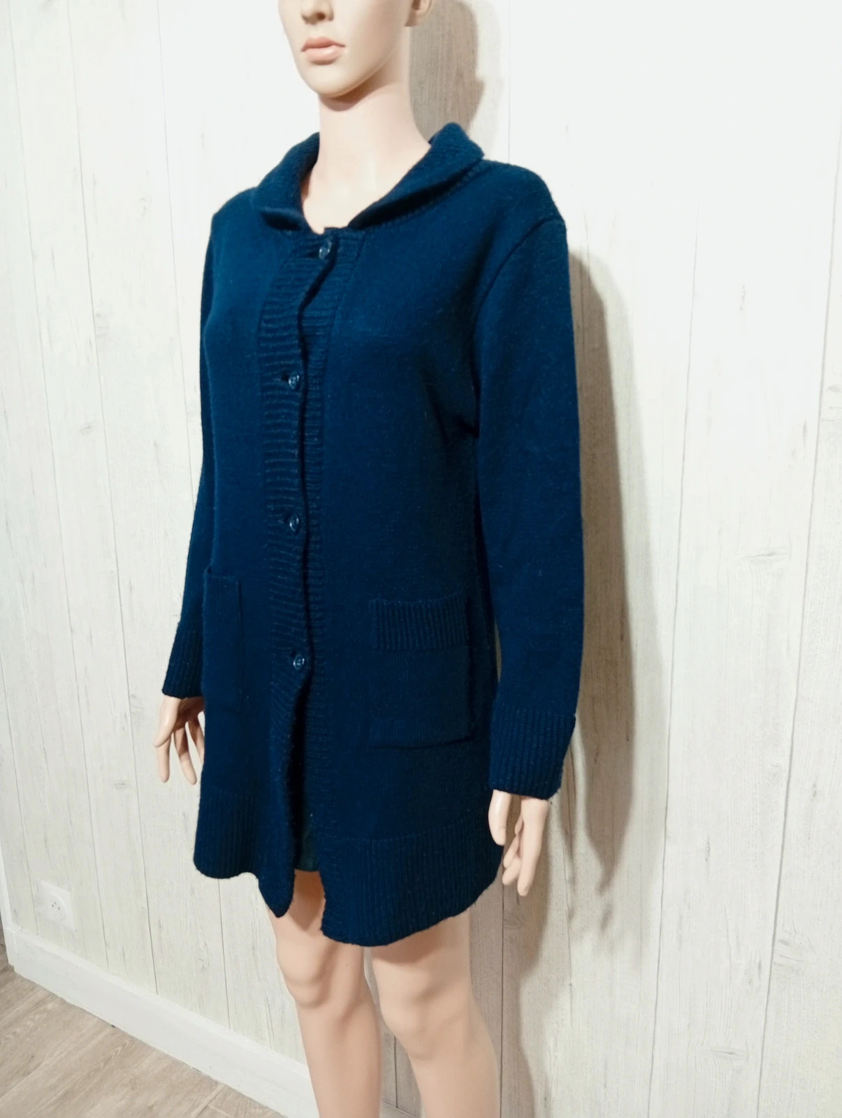 Cardigan femme - taille M/38 - Jennyfer - couleur marine – Jennyfer – taille M / 38 / 10 5