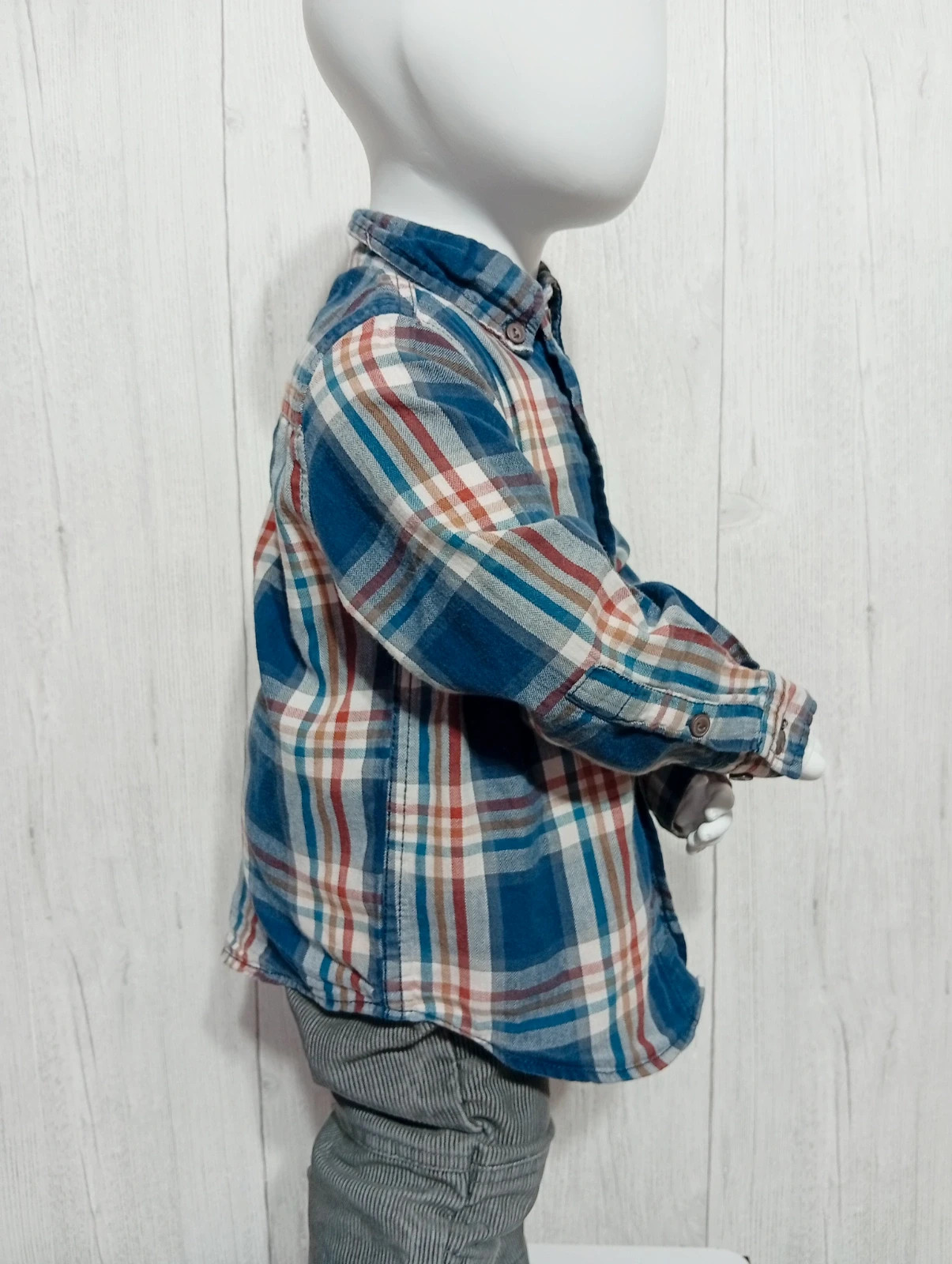 Chemise garcon - taille 18 /24 mois ( 82/88 cm) - baby boy - couleur marine blanc multicolore – Baby Boy – taille 18-24 mois / 86 cm 5