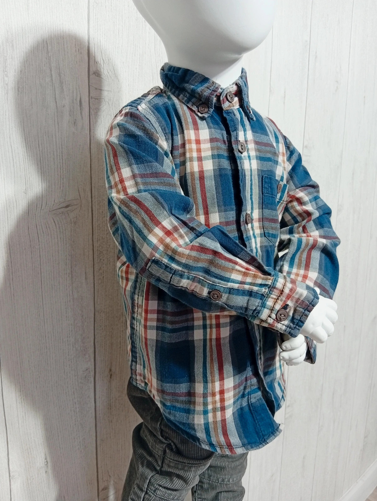 Chemise garcon - taille 18 /24 mois ( 82/88 cm) - baby boy - couleur marine blanc multicolore – Baby Boy – taille 18-24 mois / 86 cm 2