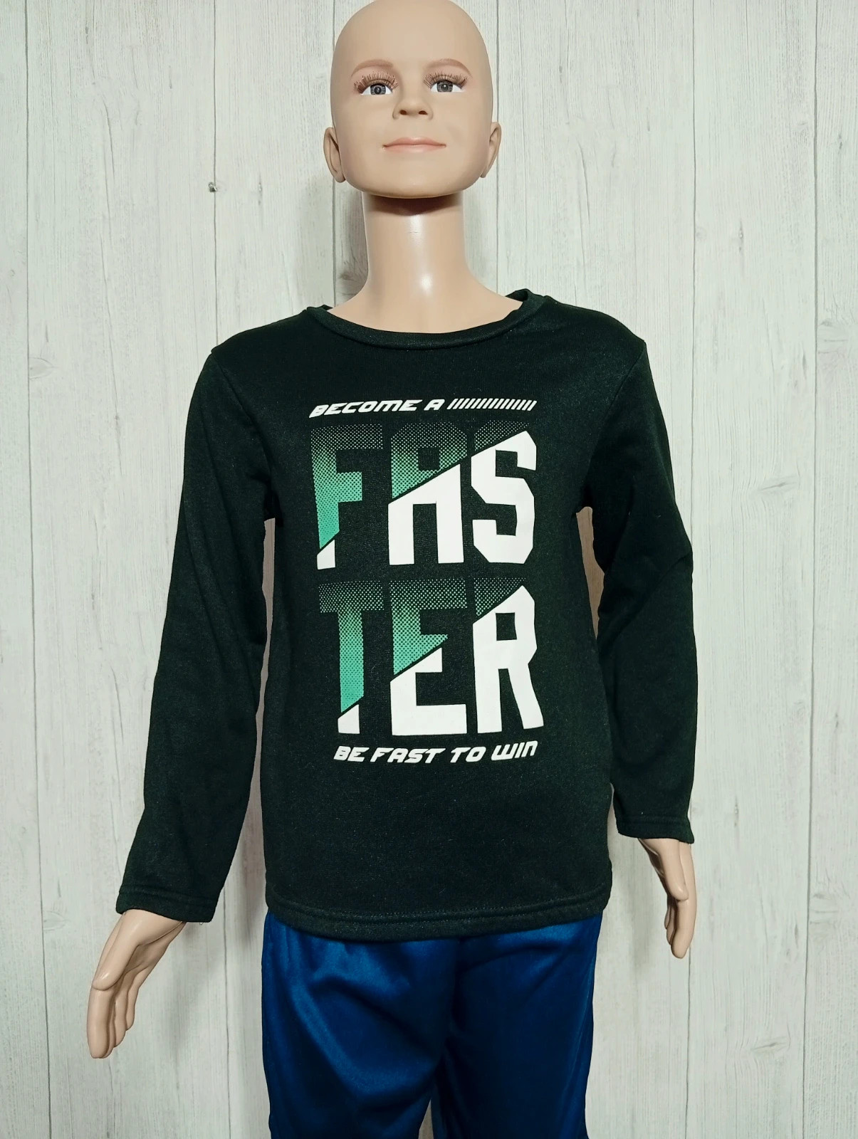 Pull garcon - taille 10 ans (140 cm) - tissaia - couleur noir blanc