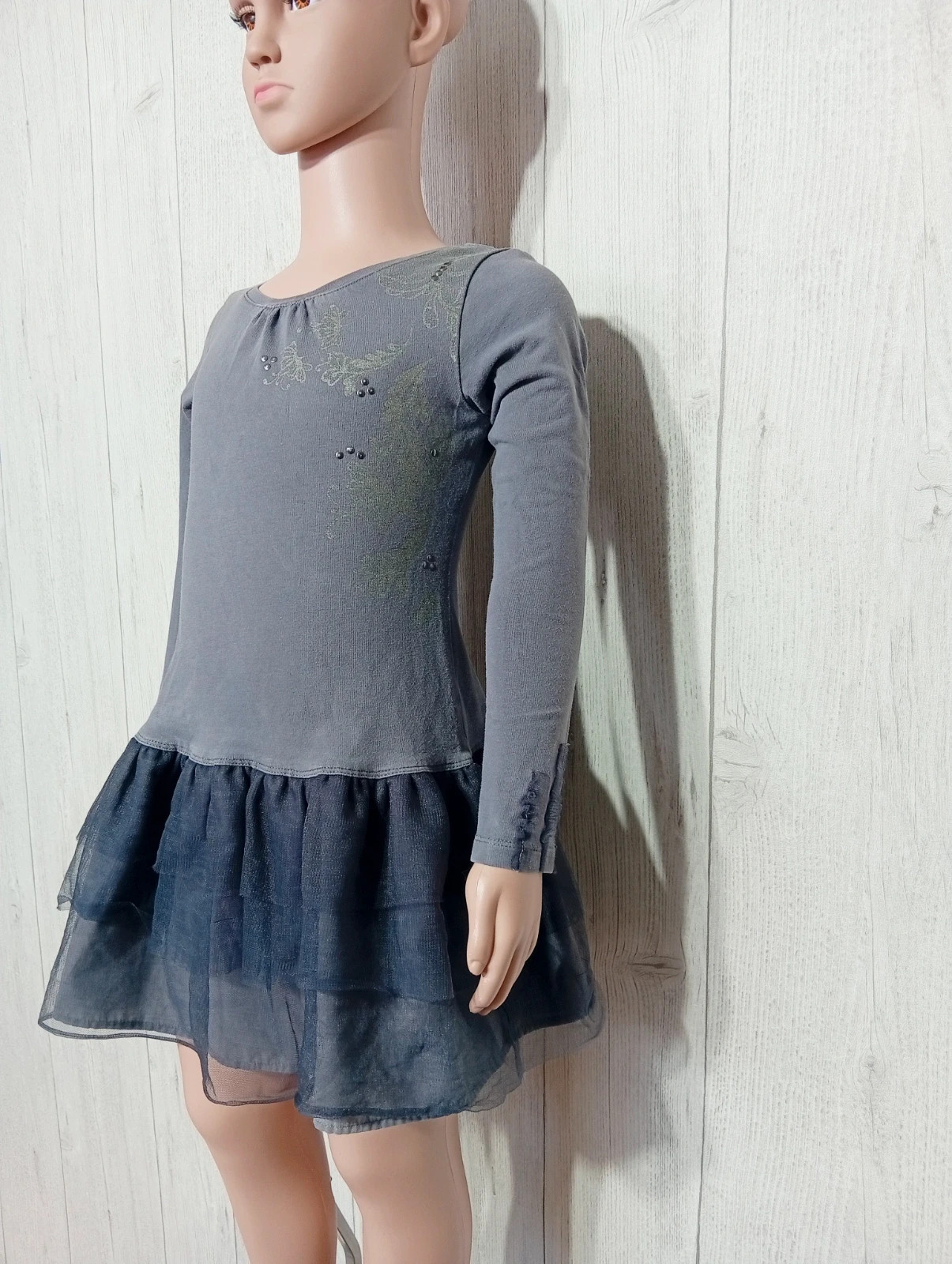 Robe fille - taille 5ans (110 cm) - orchestra - couleur gris – Orchestra – taille 5 ans / 110 cm 5