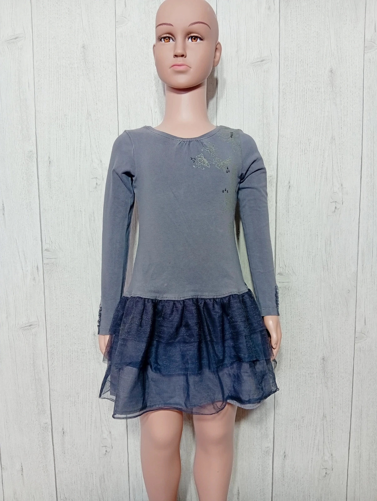Robe fille - taille 5ans (110 cm) - orchestra - couleur gris – Orchestra – taille 5 ans / 110 cm