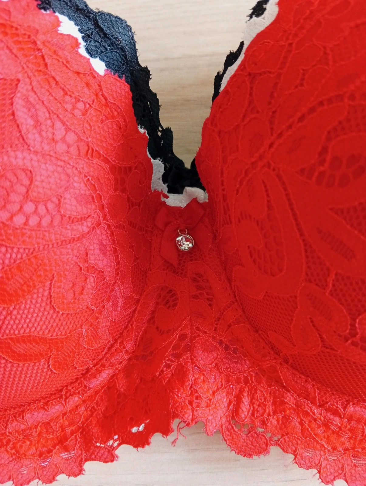 Lot de 3 soutien gorge femme - taille 80C - couleur rouge noir et blanc – hersunei – taille 85C 3