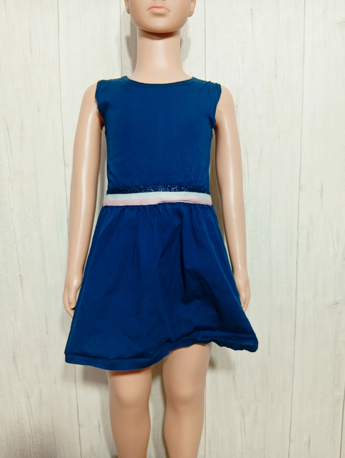 Robe fille - taille 5 ans - p'tit môme - couleur marine