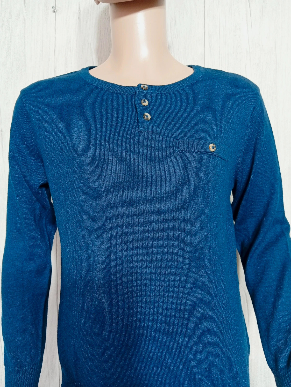 T-shirt manche longue garçon - taille 8 ans (128 cm) - la halle - couleur bleu – La Halle – taille 8 ans / 128 cm 2