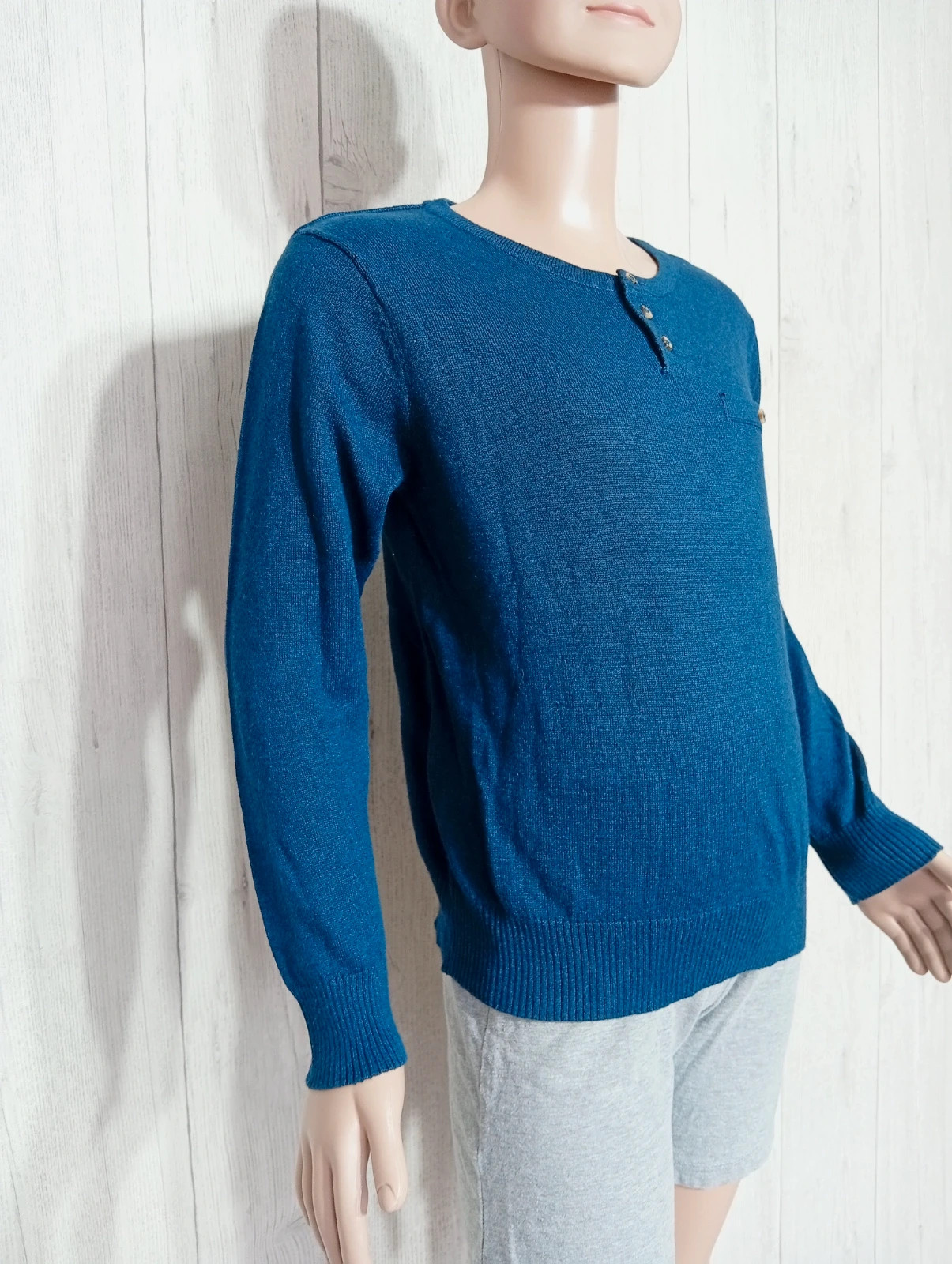 T-shirt manche longue garçon - taille 8 ans (128 cm) - la halle - couleur bleu – La Halle – taille 8 ans / 128 cm 4