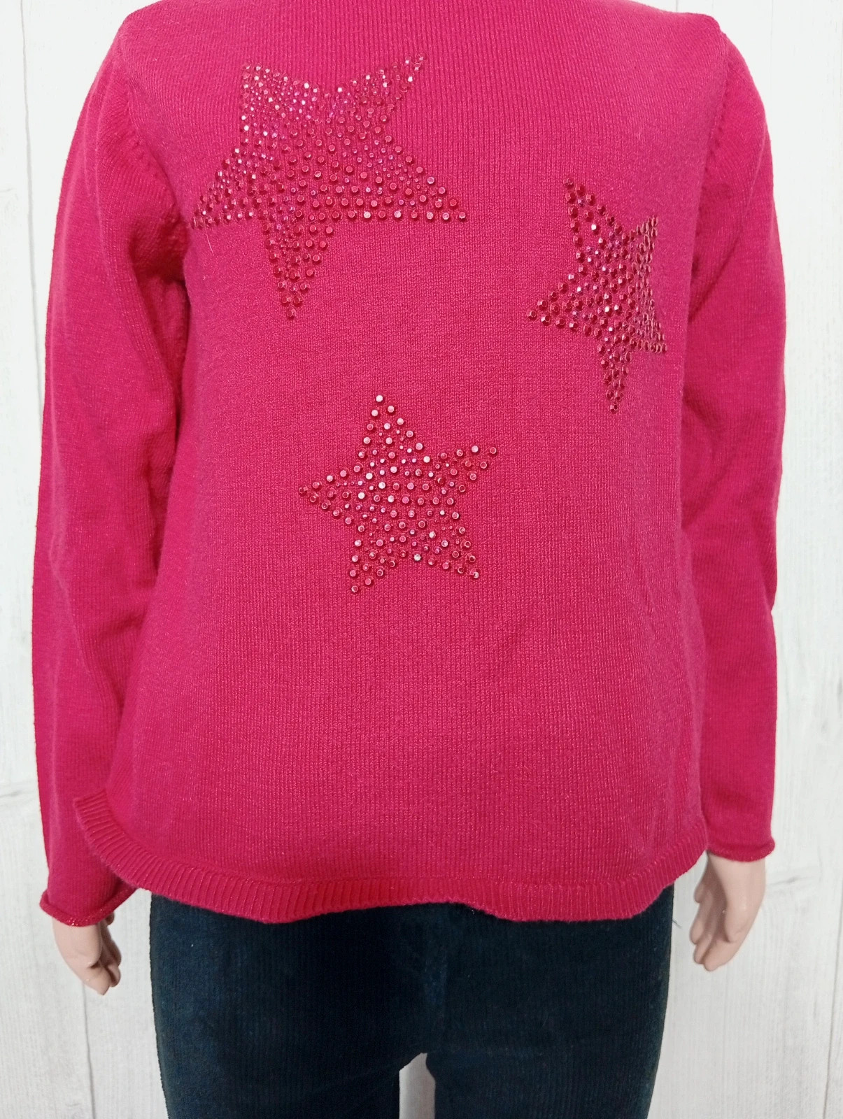 Pull fille - taille 5 ans ( 110 cm) - okaidi - couleur rouge – Okaïdi – taille 5 ans / 110 cm 3