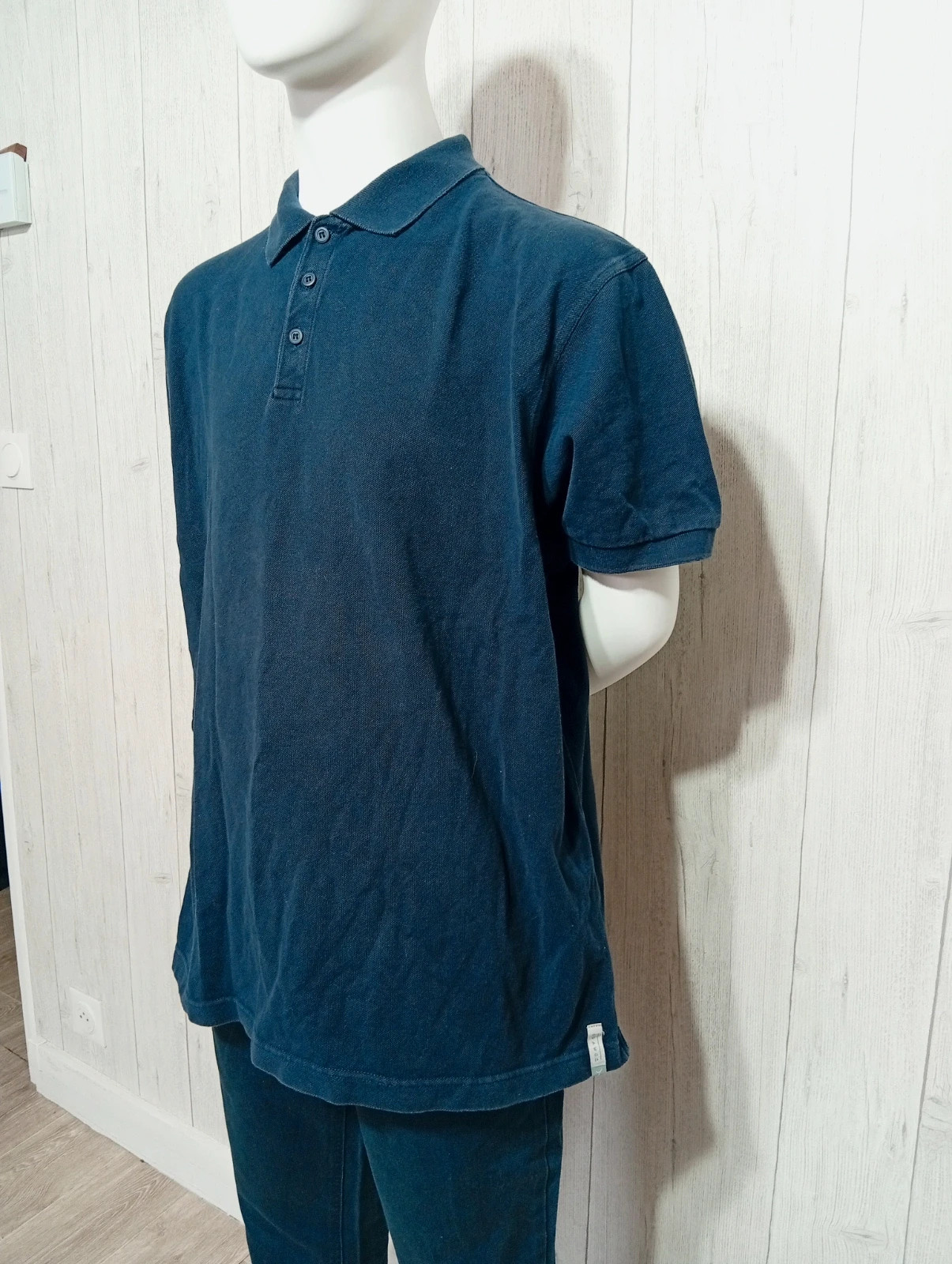 Polo homme - taille XL/42 - domyos - couleur marine – Domyos – taille XL 5