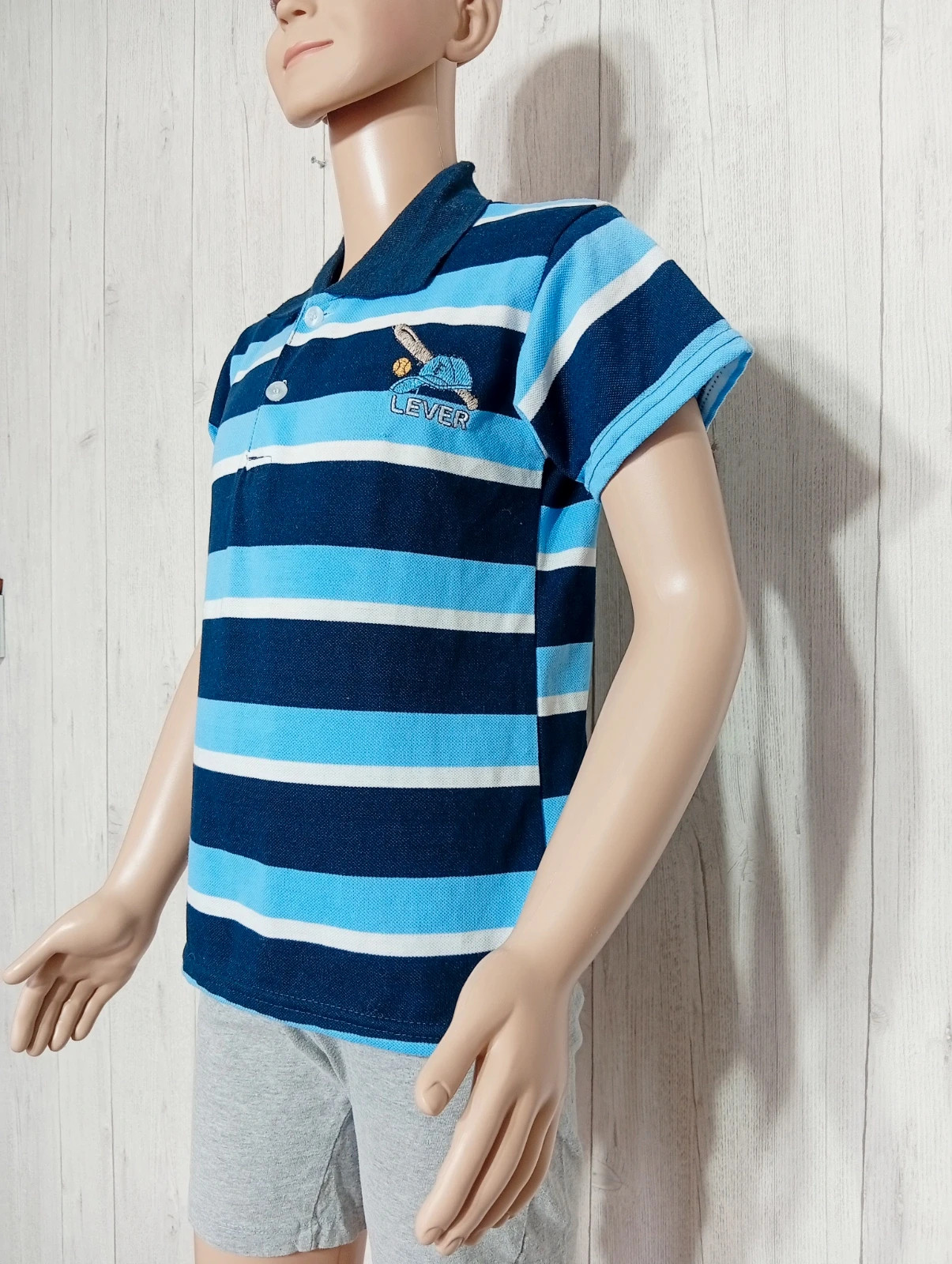 Polo manche courte garçon - taille 8 ans -fashion boy- couleur marine blanc bleu – Fashion Boy – taille 8 ans / 128 cm 5