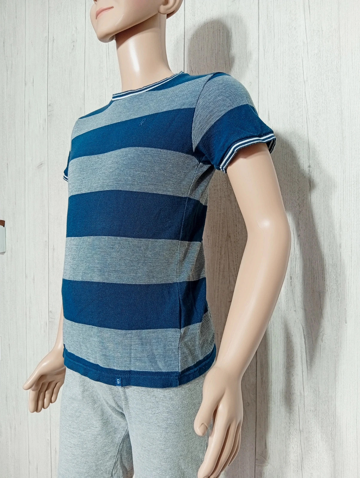 T-shirt manche courte garçon - taille 8 ans (128 cm)- okaidi - couleur marine et gris – Okaïdi – taille 8 ans / 128 cm 5