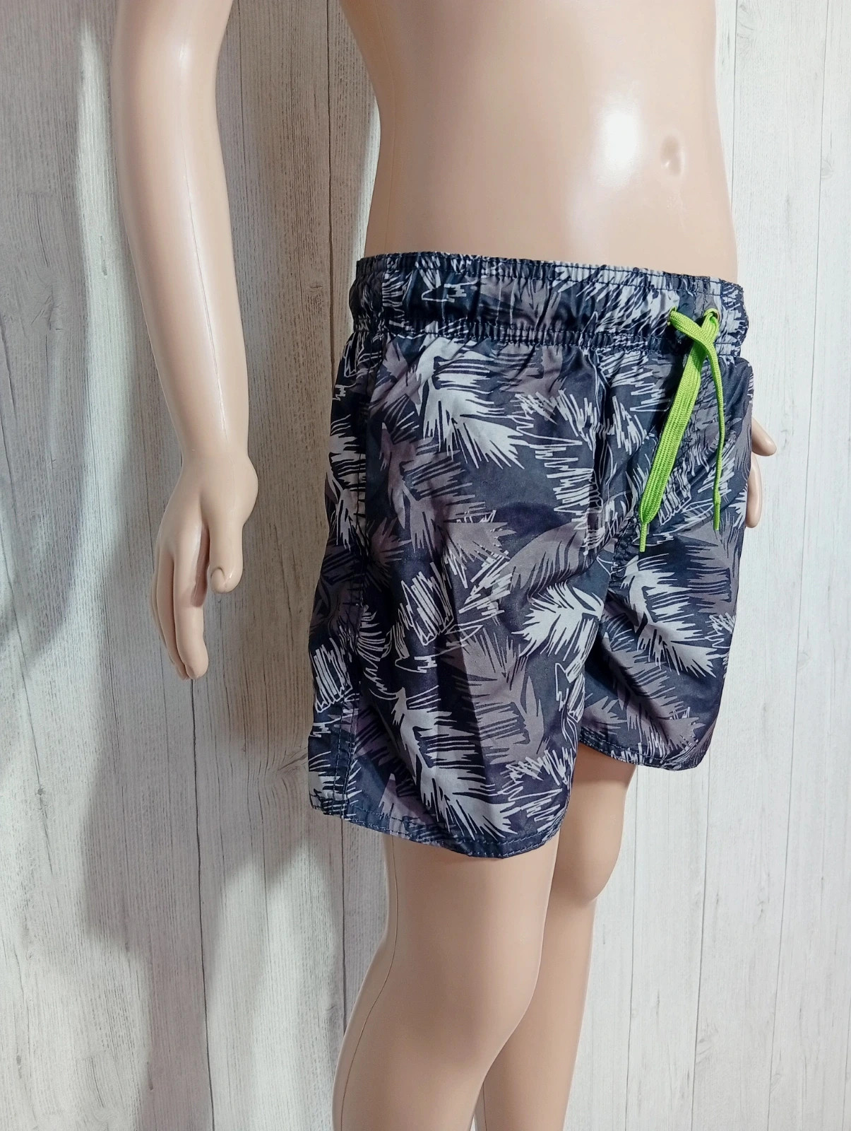 Short de bain - taille 7 ans (122/128 cm) - free summer- couleur gris noir – Free Summer – taille 7 ans / 122 cm 2