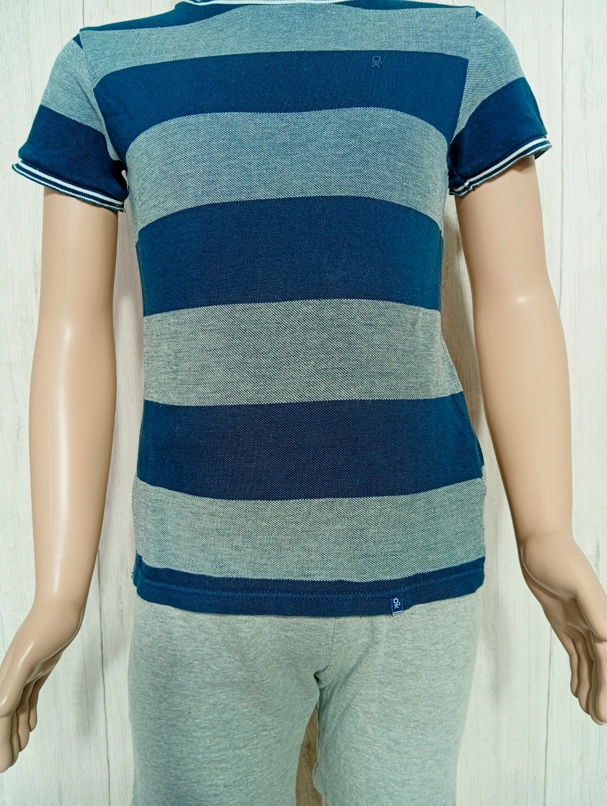 T-shirt manche courte garçon - taille 8 ans (128 cm)- okaidi - couleur marine et gris – Okaïdi – taille 8 ans / 128 cm 3