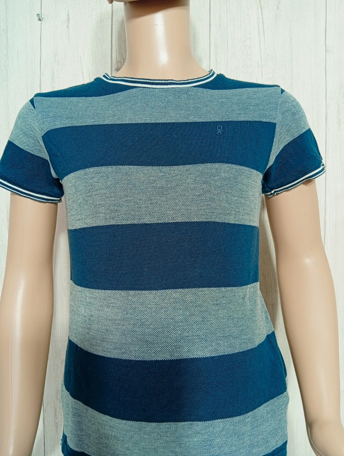 T-shirt manche courte garçon - taille 8 ans (128 cm)- okaidi - couleur marine et gris – Okaïdi – taille 8 ans / 128 cm 2