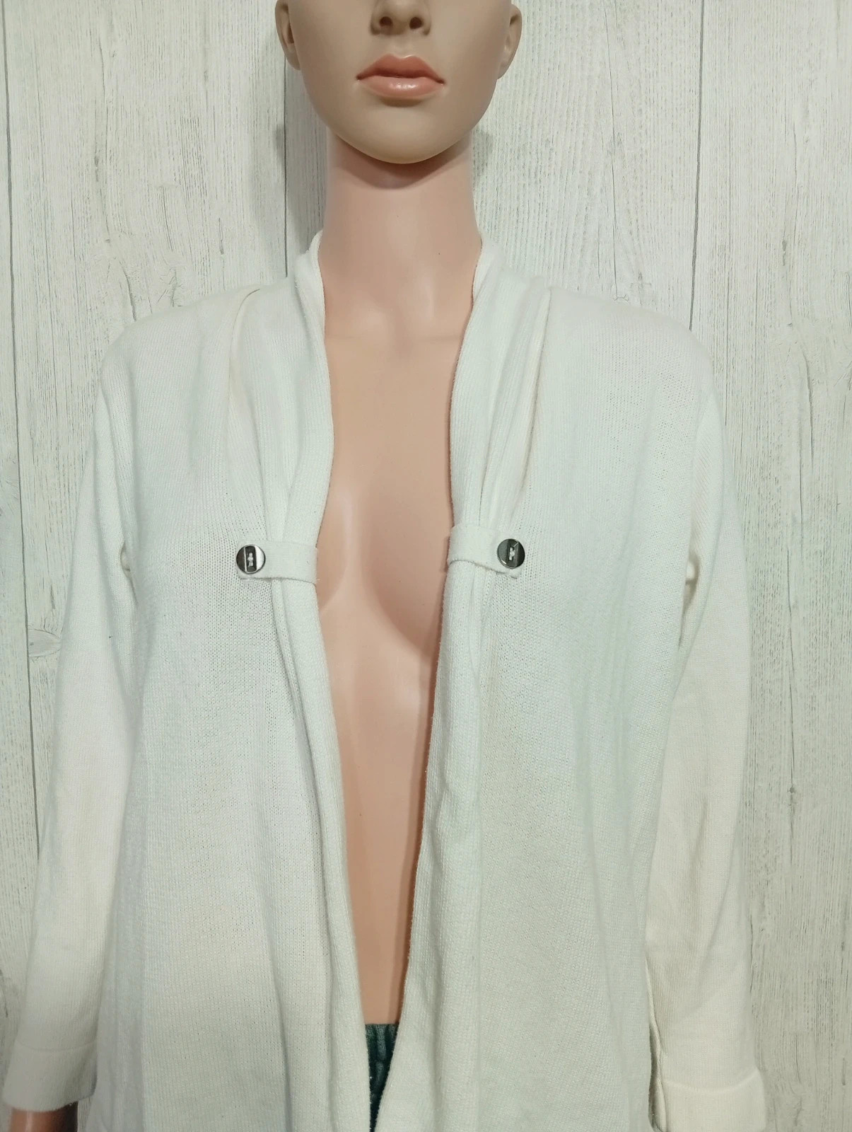 Cardigan femme - taille M/38 - chasse maree -couleur blanc creme – Chasse-Marée – taille M / 38 / 10 2