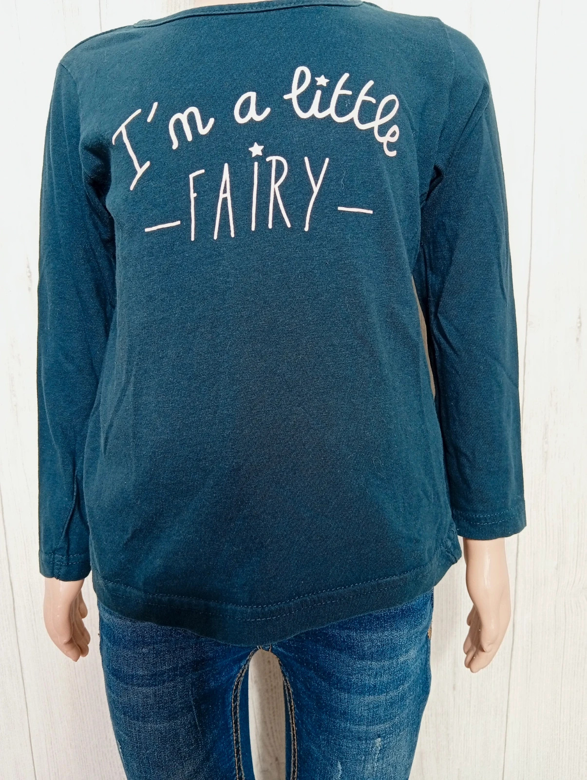 T-shirt manche longue fille - taille 5 ans -kiabi - couleur marine et rose – Kiabi – taille 5 ans / 110 cm 3