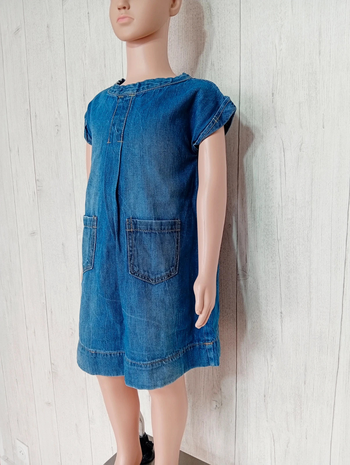 Robe fille - taille 5 ans ( 108 cm) - okaidi- couleur bleu marine – Okaïdi – taille 5 ans / 110 cm 5