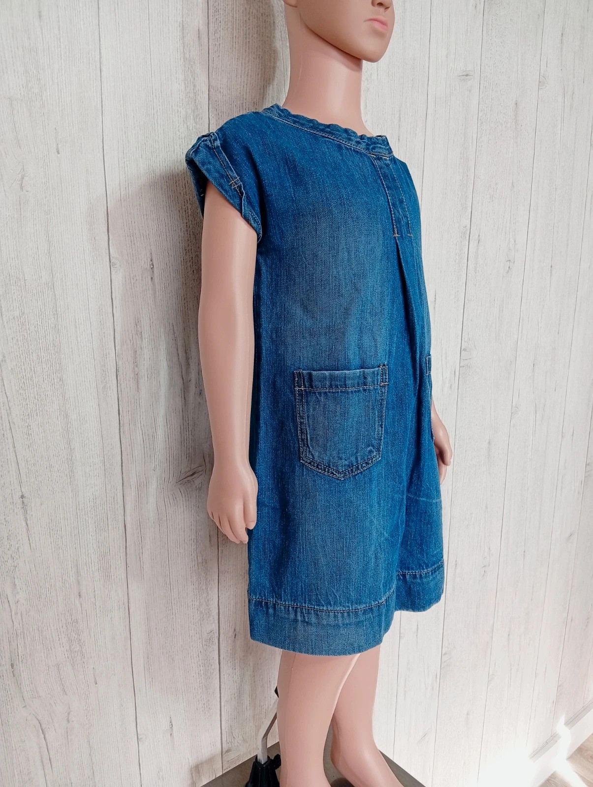 Robe fille - taille 5 ans ( 108 cm) - okaidi- couleur bleu marine – Okaïdi – taille 5 ans / 110 cm 4