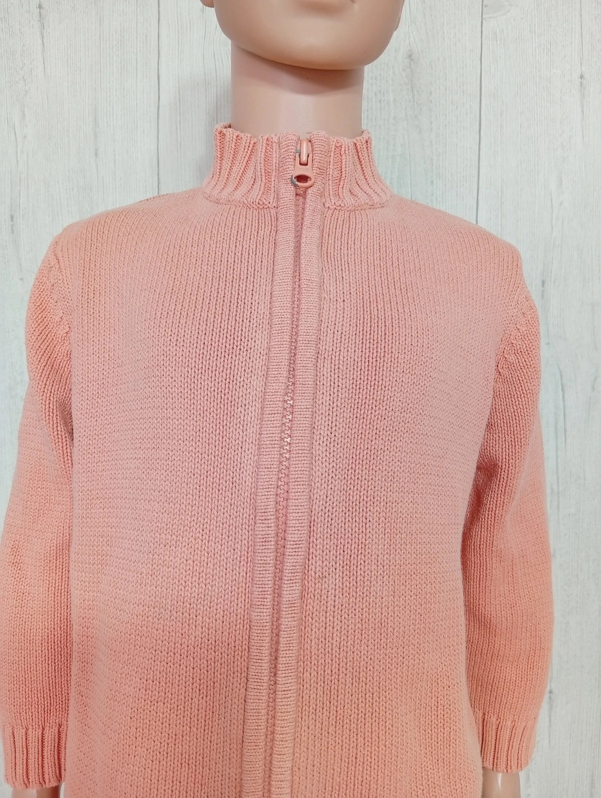 Gilet fille - taille 5 ans ( 108 cm) - kid kanai - couleur abricot – Kid Kanai – taille 5 ans / 110 cm 2