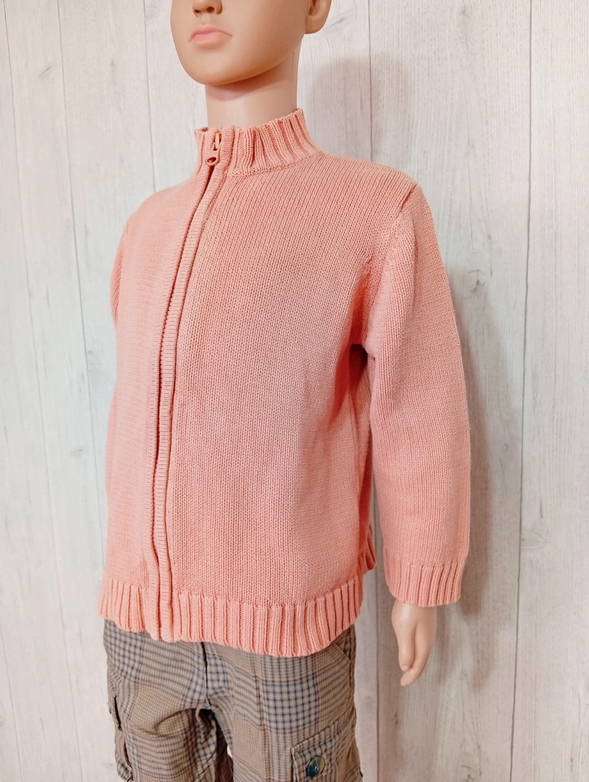 Gilet fille - taille 5 ans ( 108 cm) - kid kanai - couleur abricot – Kid Kanai – taille 5 ans / 110 cm 5